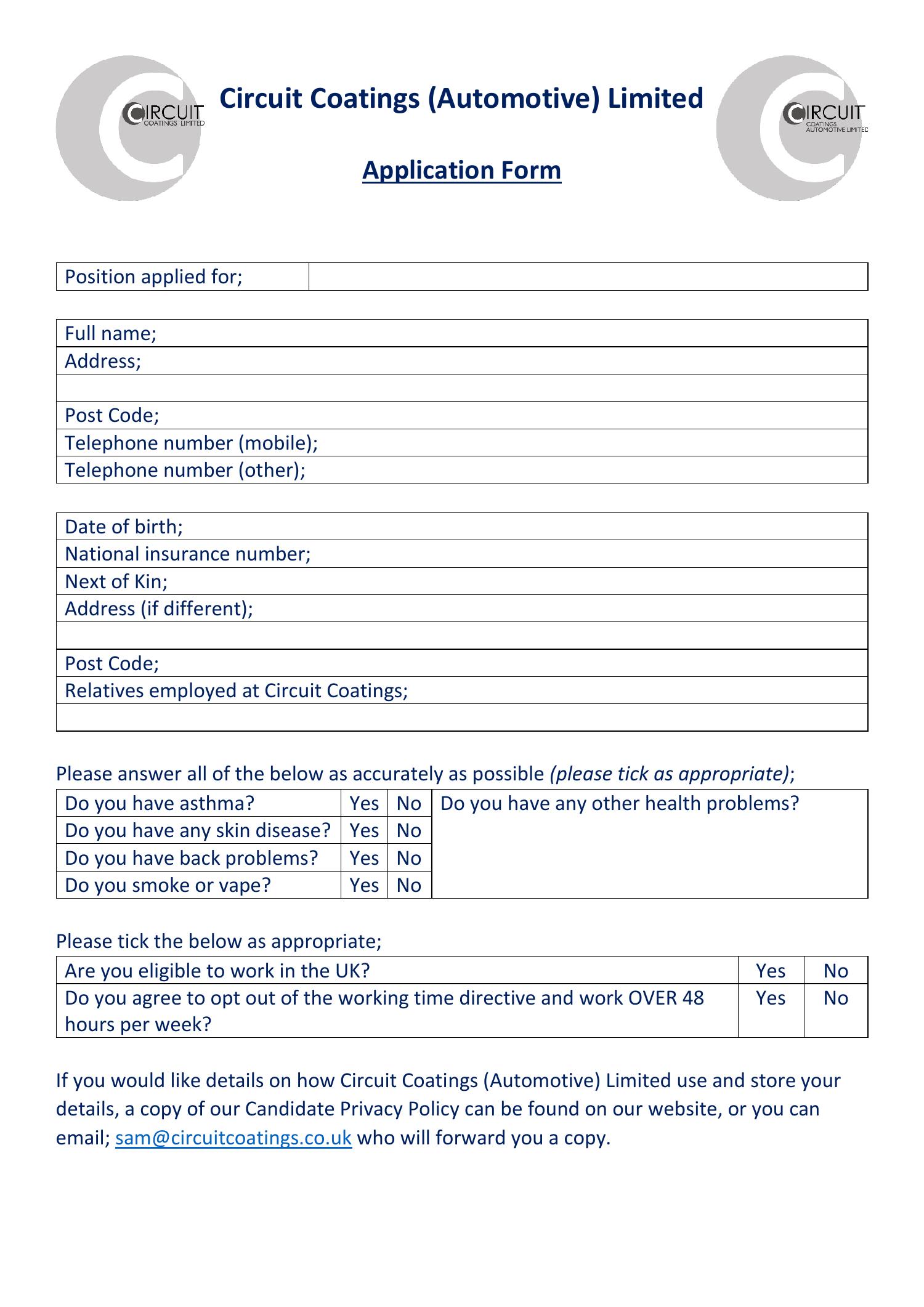 New application form - downloadable.pdf | DocDroid