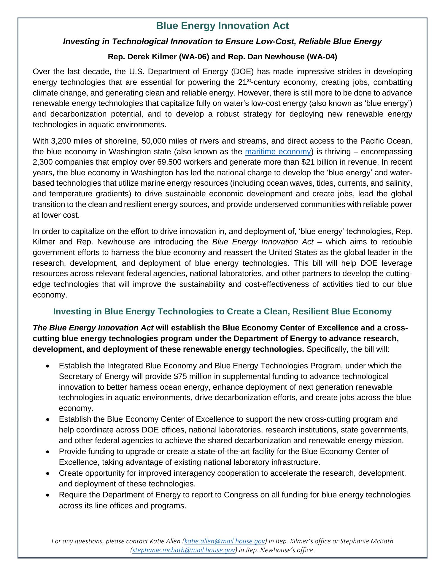01.28.2022 Blue Energy Innovation Act One Pager_REVISED.docx DocDroid