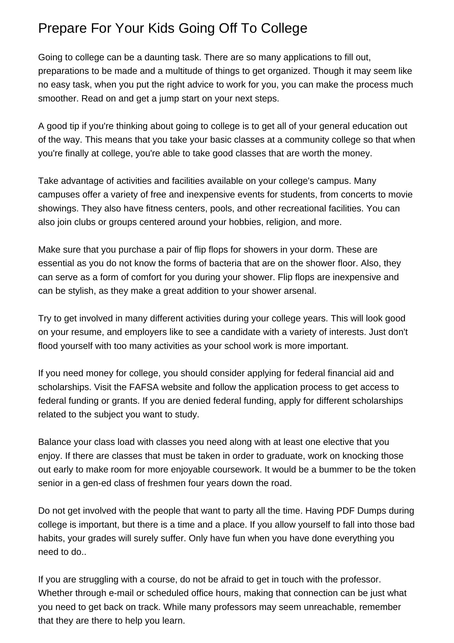 Prepare For Your Kids Going Off To Collegebshxc.pdf.pdf DocDroid