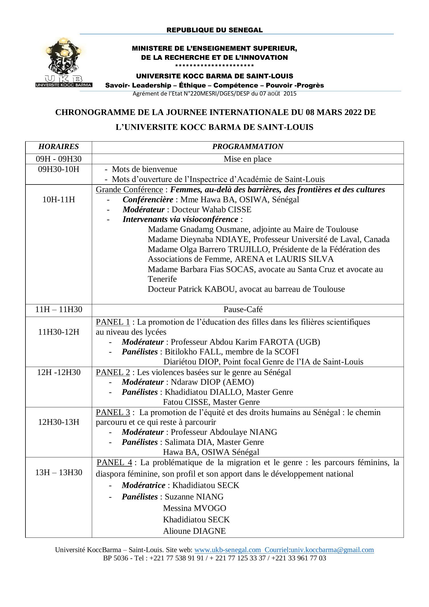 Chronogramme Du 08 Mars 2022 Pdf Docdroid