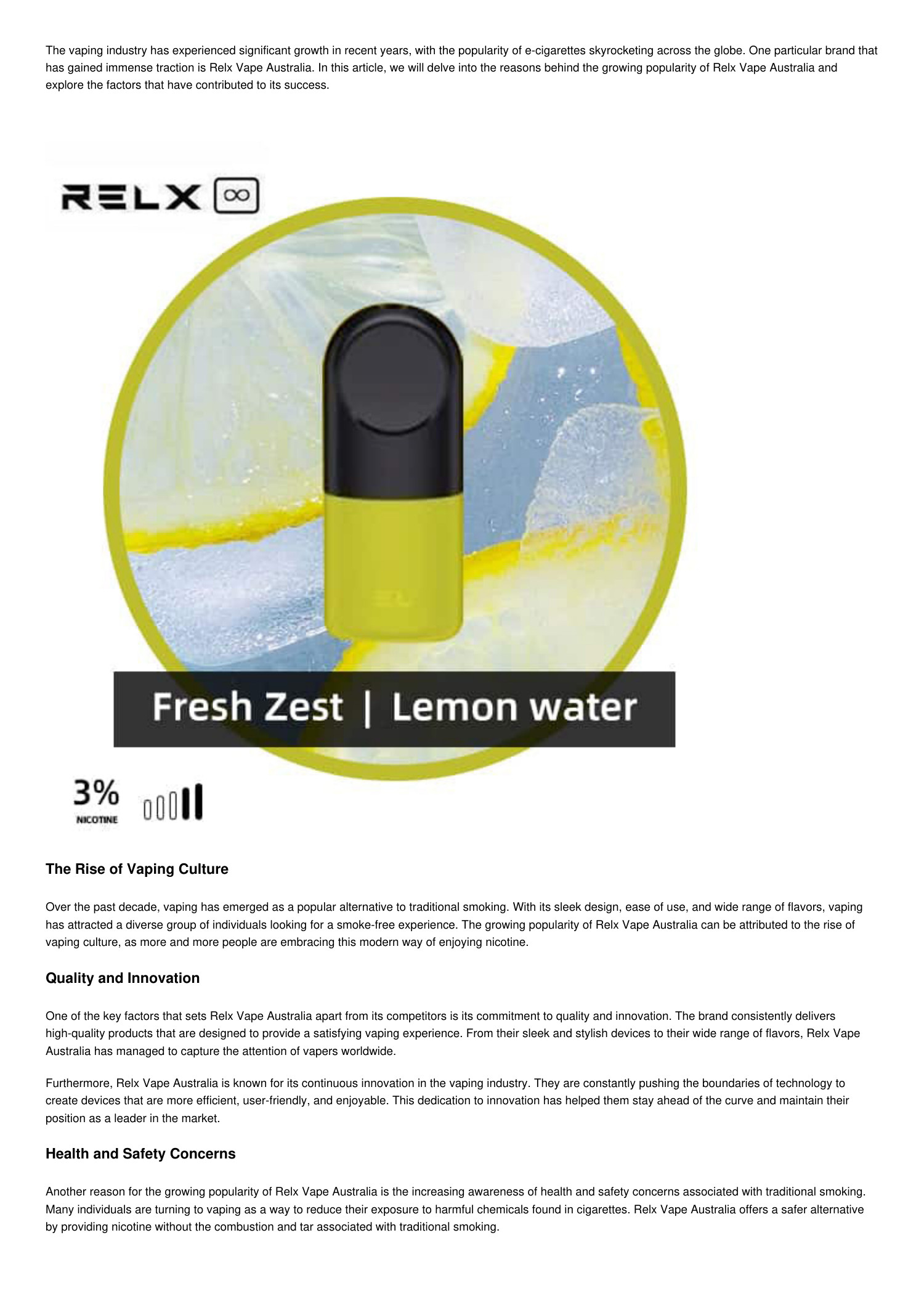 Exploring the Growing Popularity of Relx Vape Australia.pdf | DocDroid