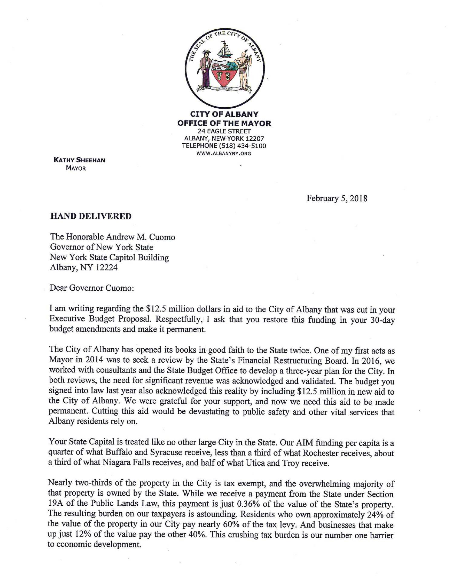 Letter to Governor Cuomo from Mayor Sheehan.pdf  DocDroid
