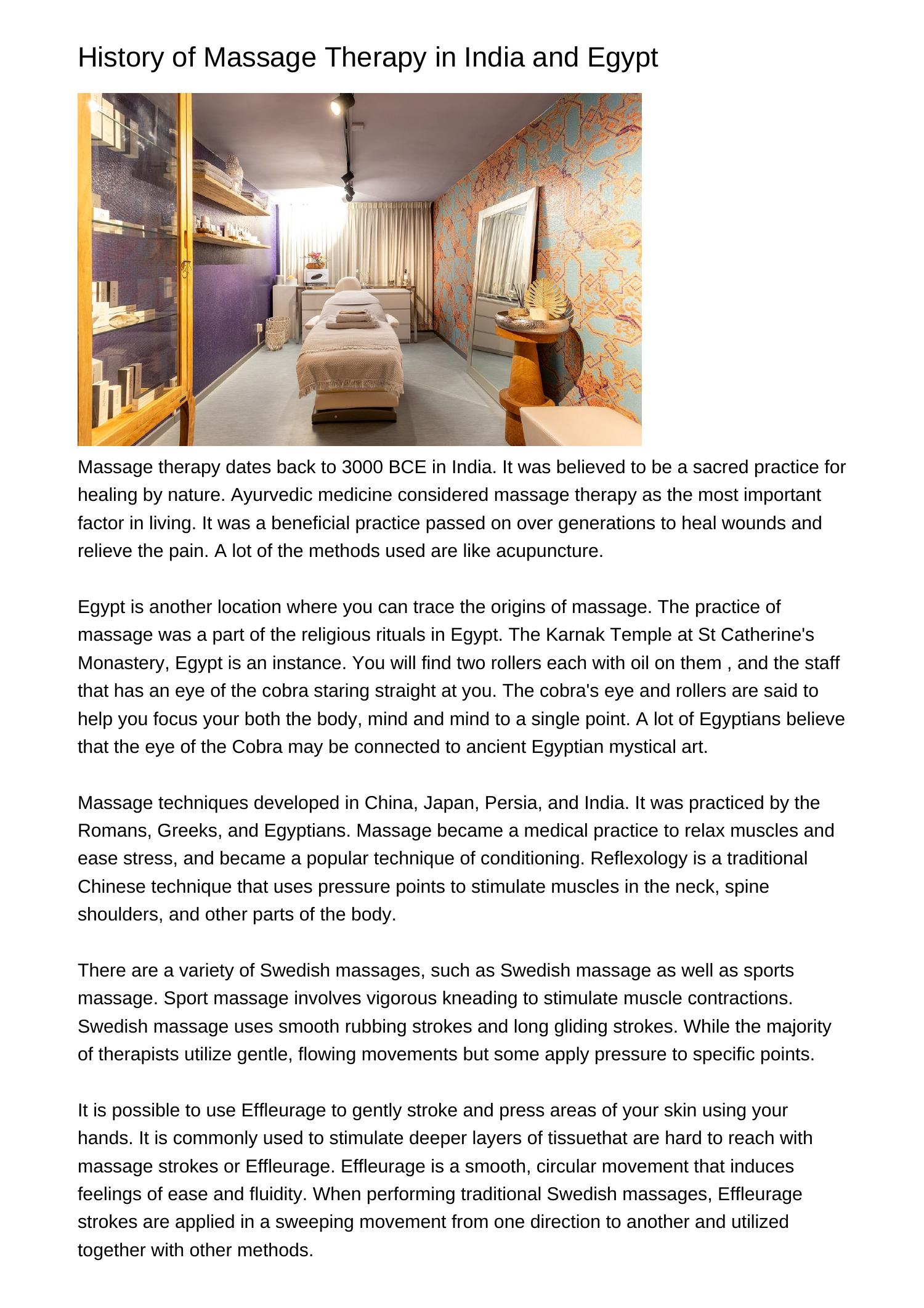 History of Massage Therapy in India Egyptyxror.pdf.pdf DocDroid