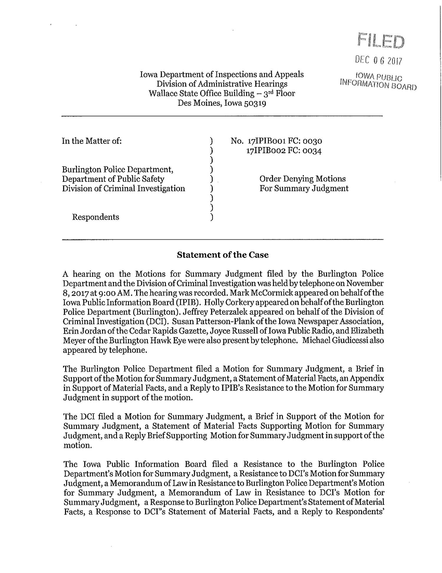 Order Denying Motions For Summary Judgement.pdf DocDroid