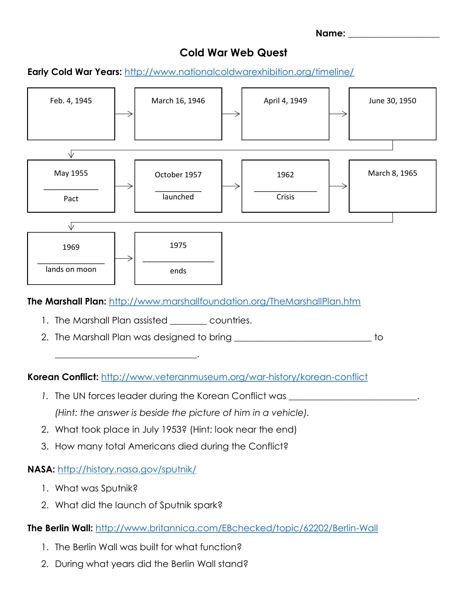 Coldwarwebquest Pdf Docdroid