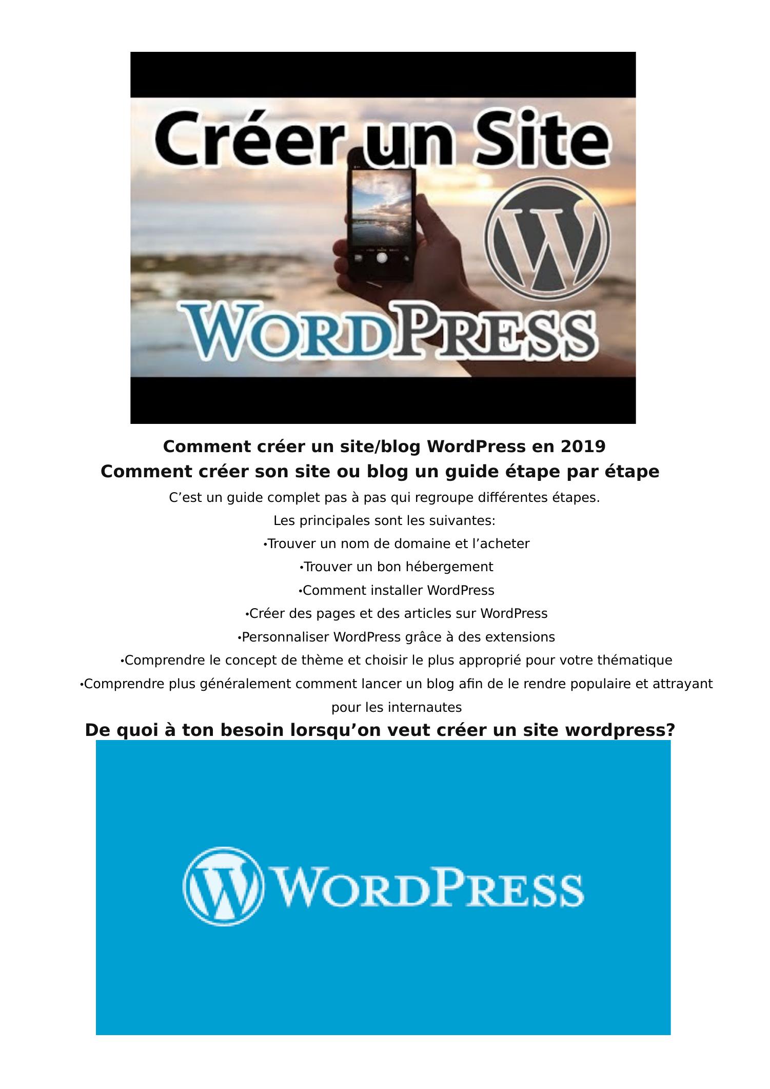 Comment créer un site WordPress en 2019.pdf  DocDroid