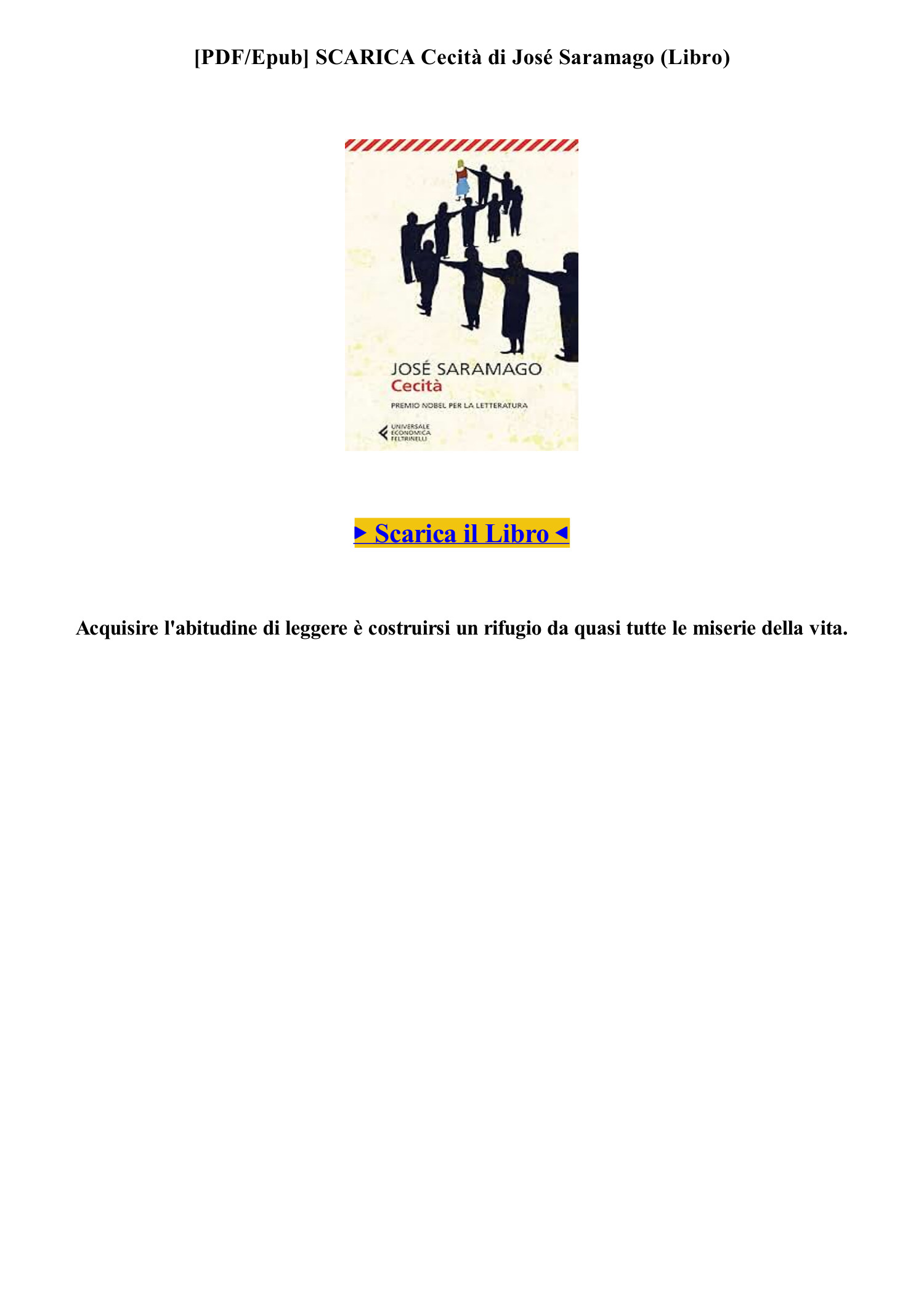EPUB [Gratuito] Cecità di José Saramago Libro (GLURY).pdf