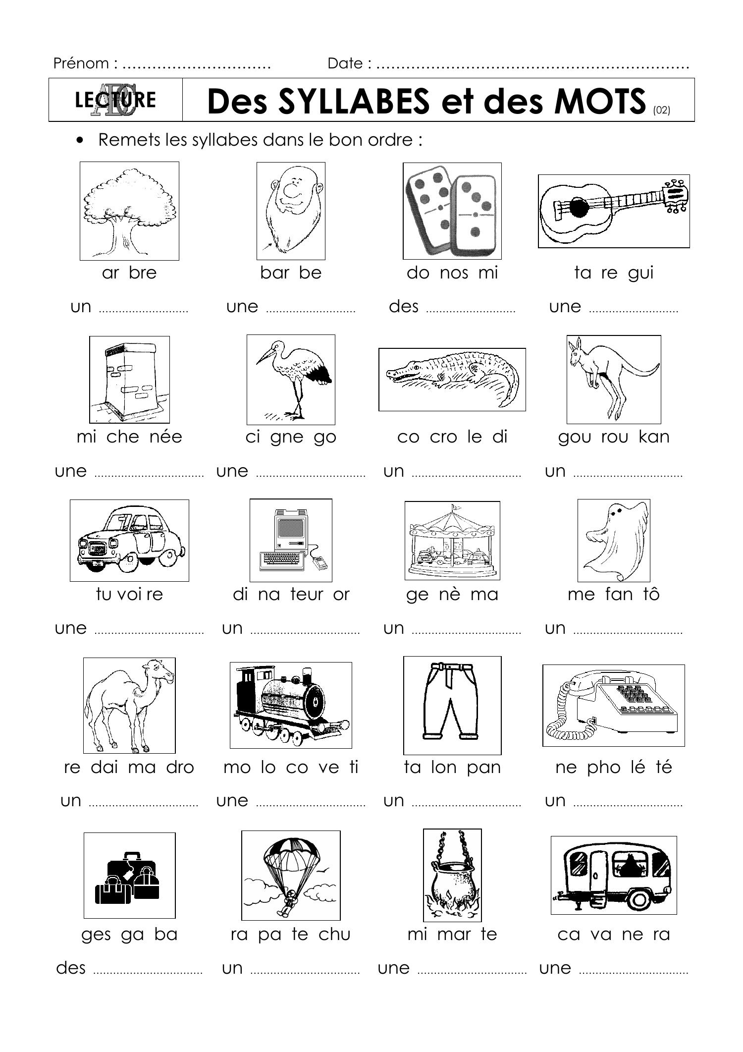 D couper Des Mots En Syllabes D coupage Syllabique Ce1 MTSIVC D couper Des Mots En Syllabes D coupage Syllabique Ce1 MTSIVC