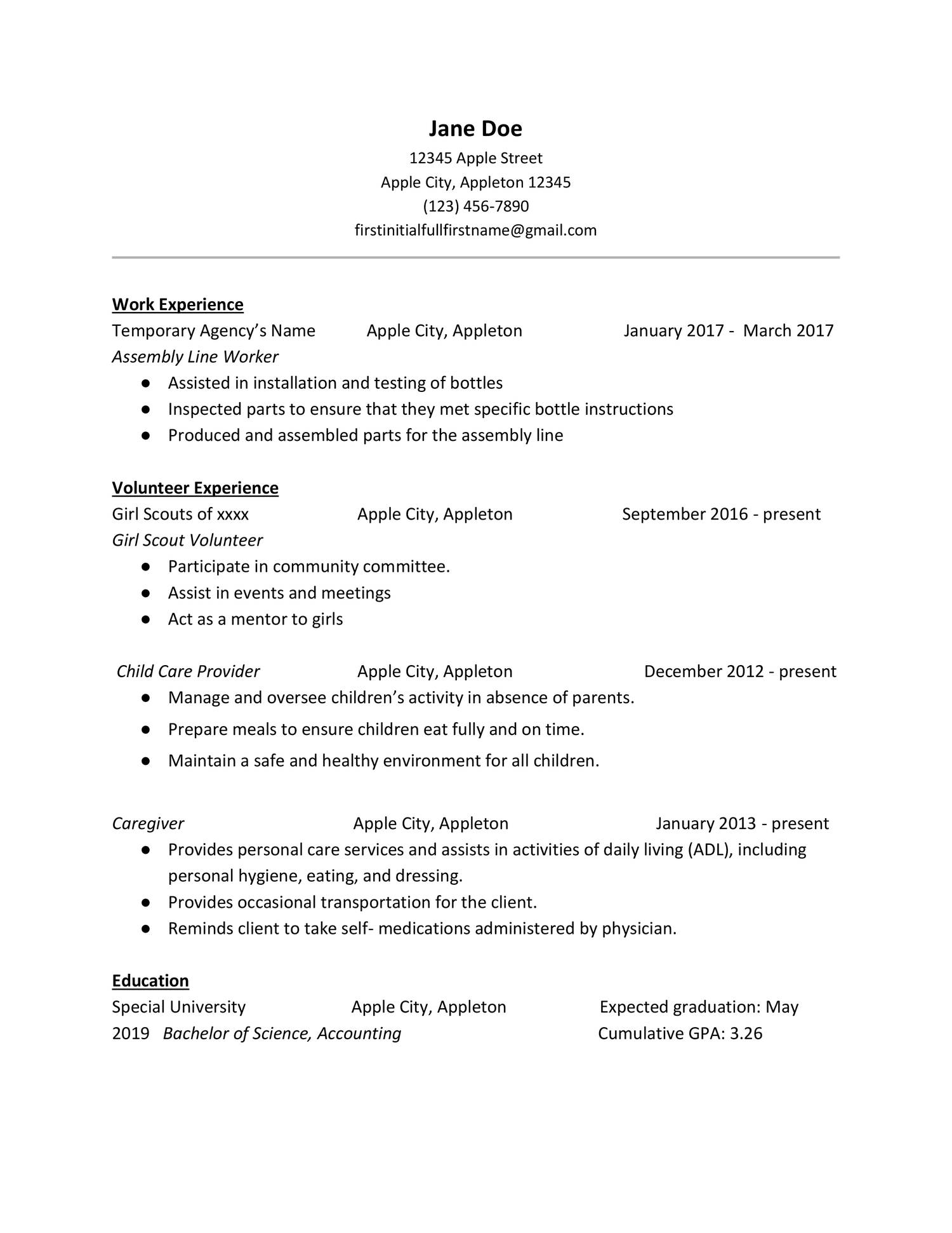 Fake resume.docx | DocDroid