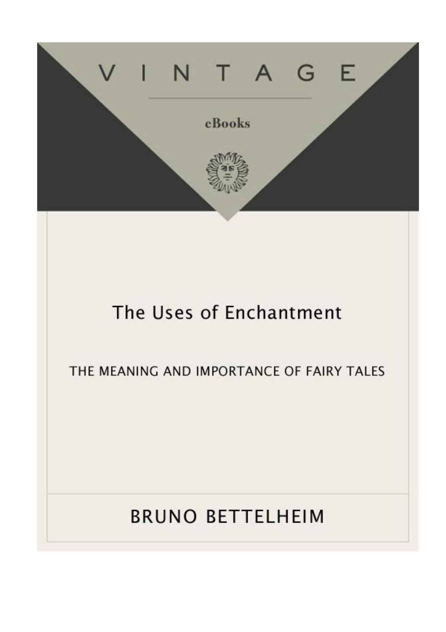Cinderella - EXTRACT from The Uses of Enchantment - The Meaning and ...