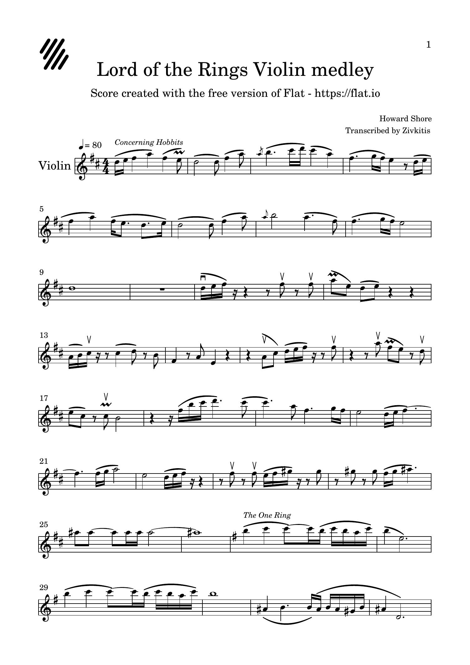 Bliver til acceptere Korrupt Lord of the Rings Violin medley (1).pdf | DocDroid