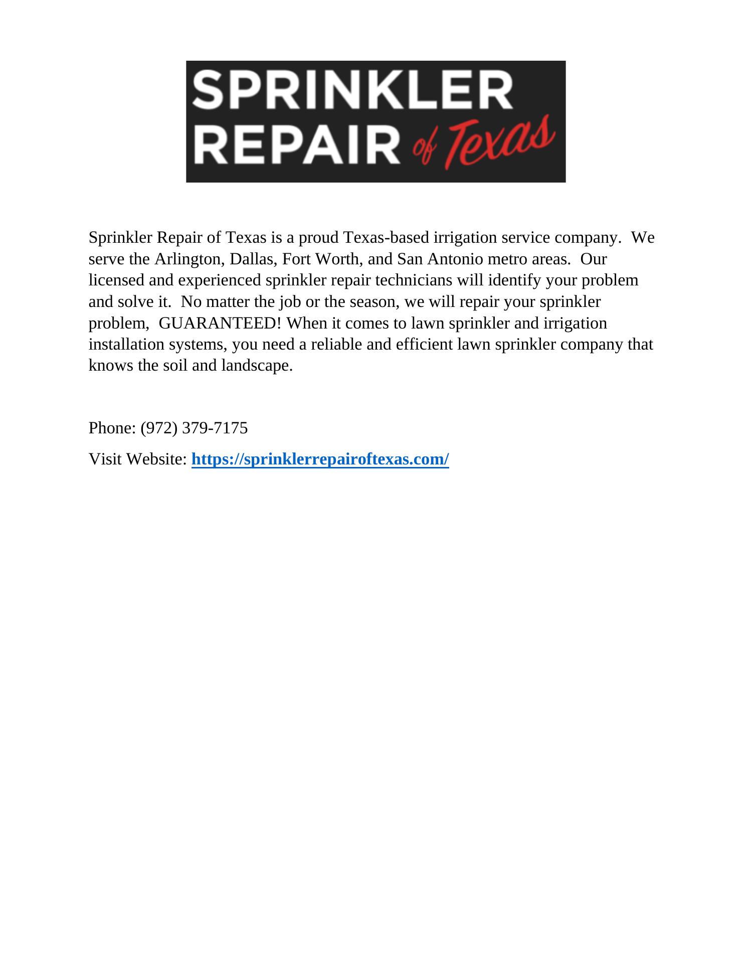 Sprinkler Repair of Texas.pdf DocDroid