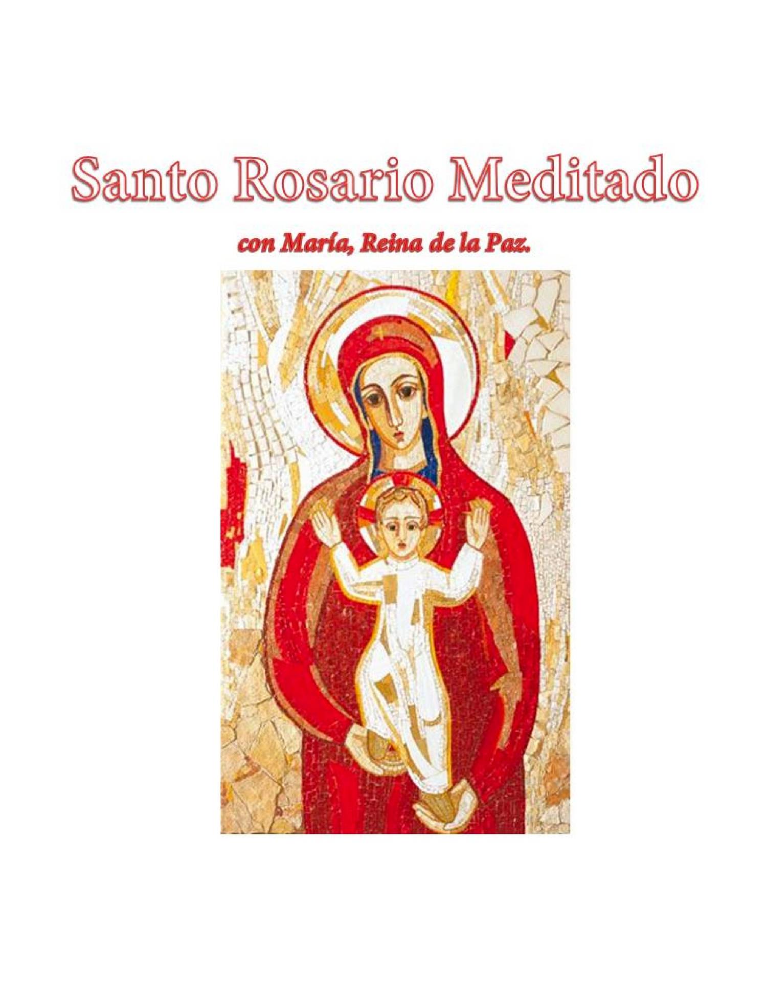 Rosario Meditado Con Maríapdf Docdroid 