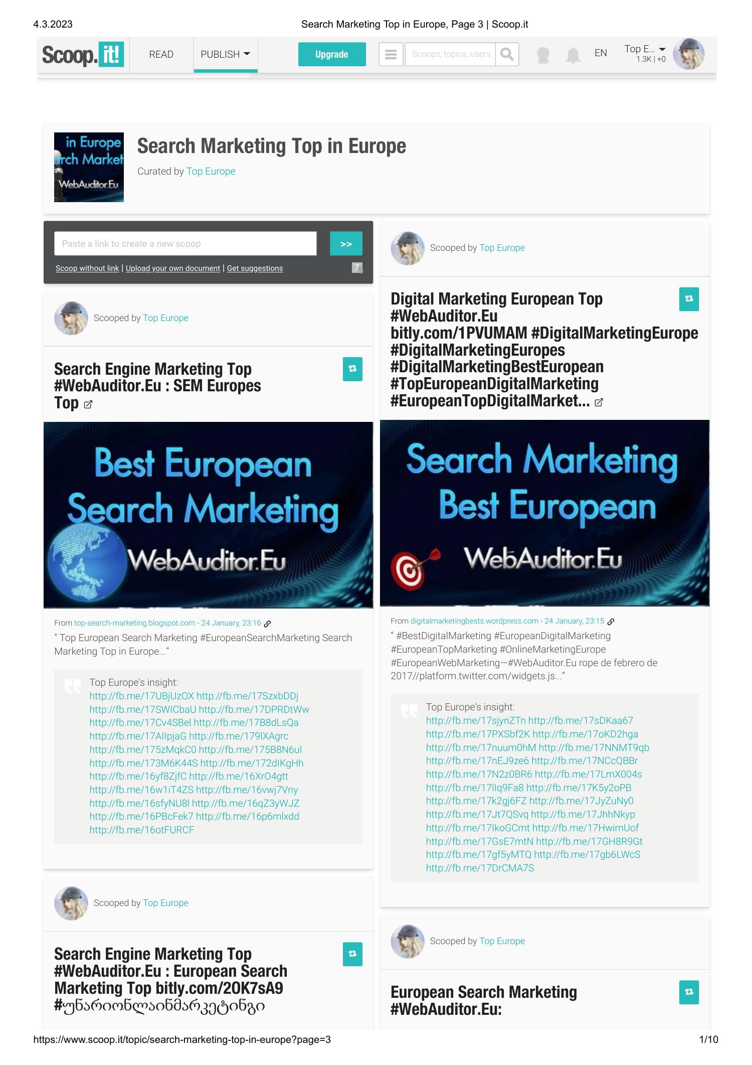 Search Marketing Top in Europe, Page 3 _ Scoop.it Advertising Best ...