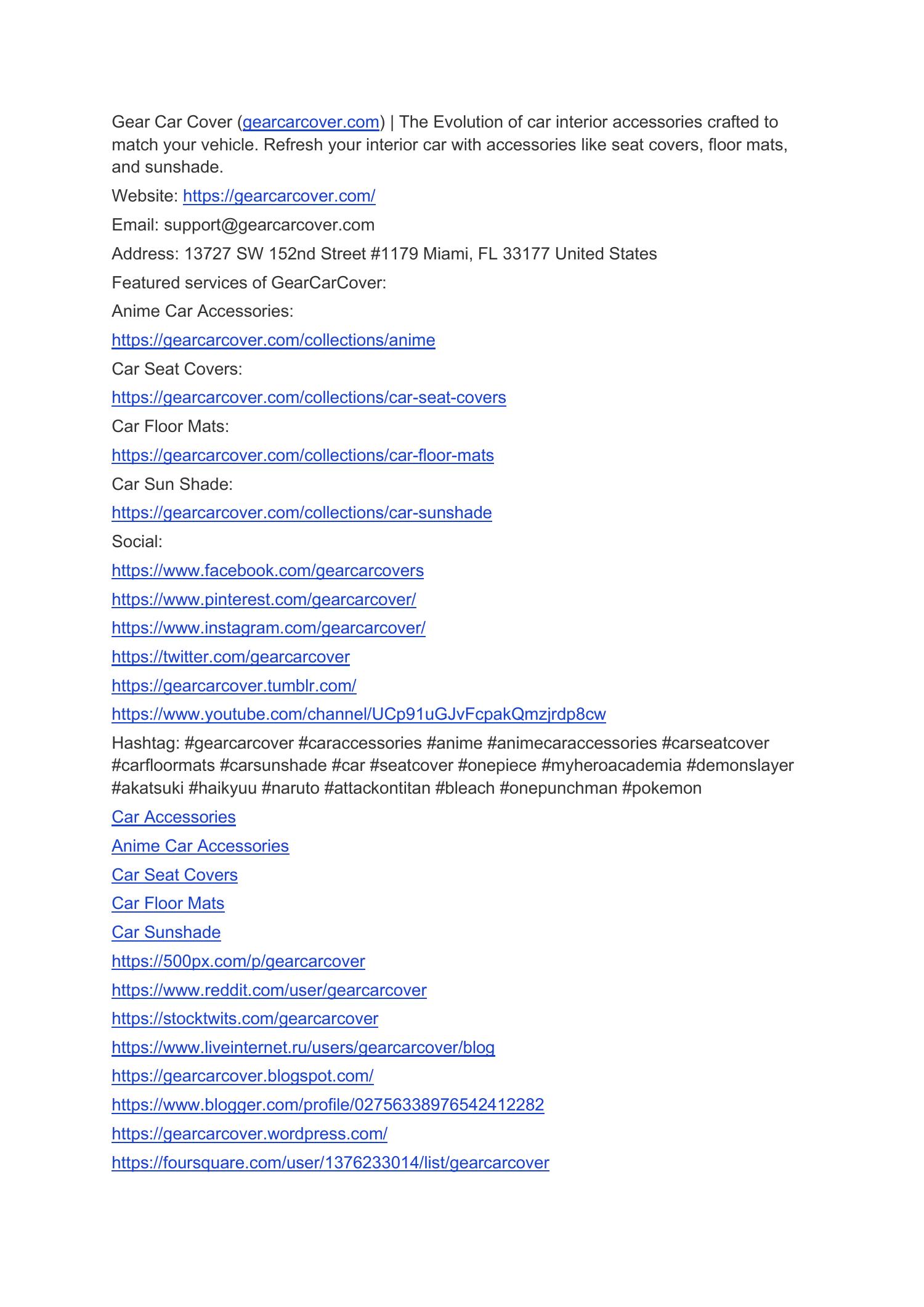 Gear Car Cover .docx DocDroid