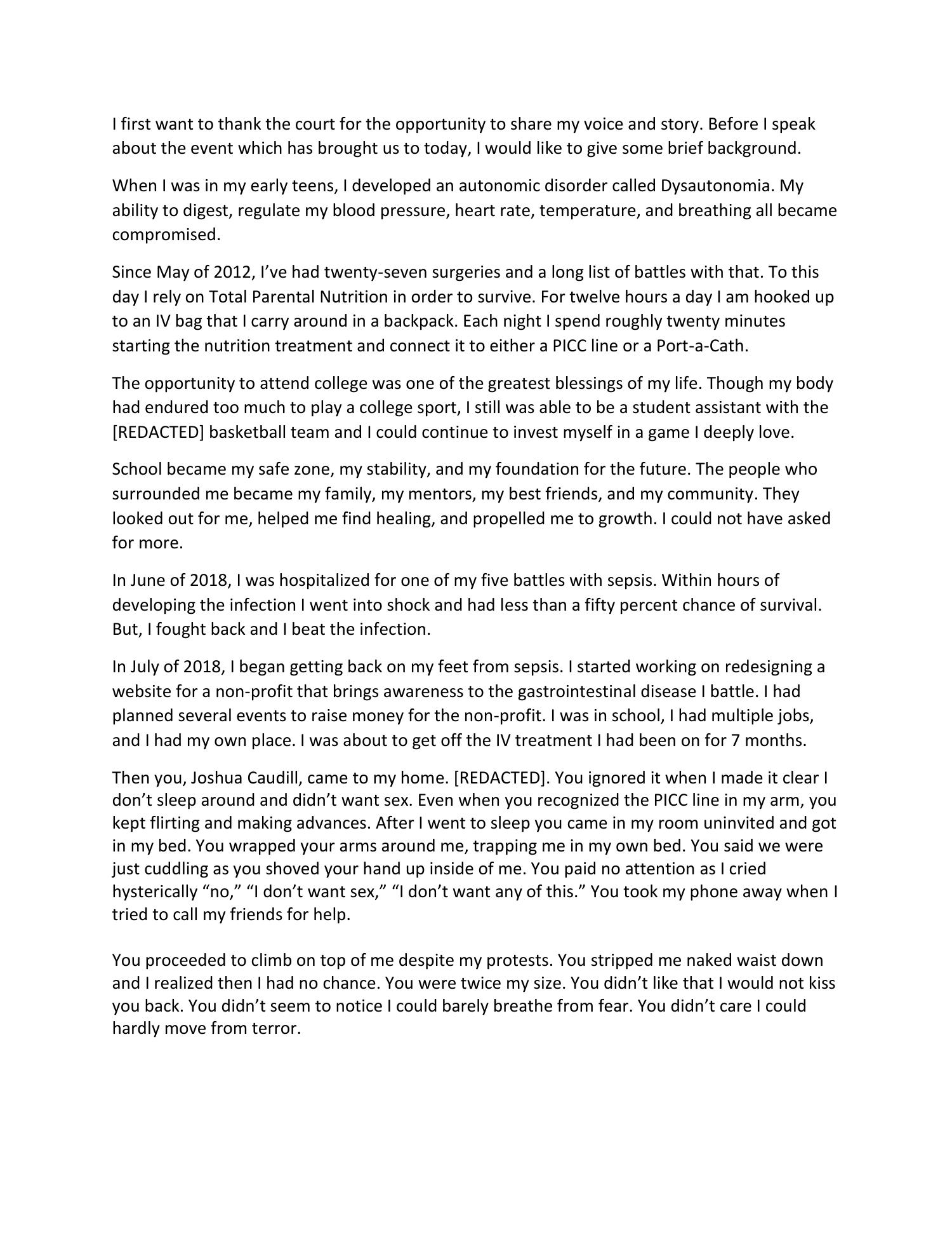 Kayla Cotten Victim Impact Statement.pdf | DocDroid