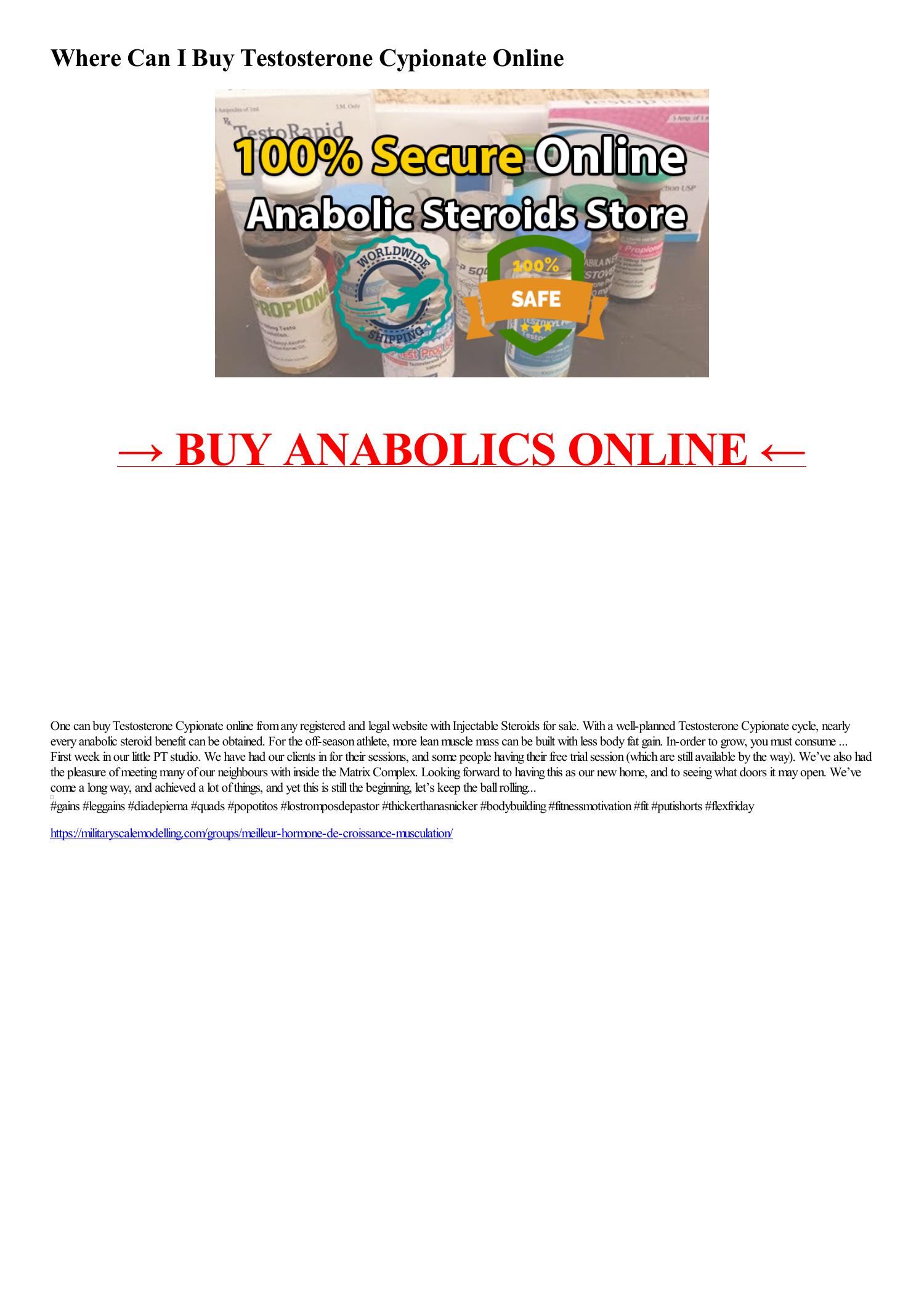 Where Can I Buy Testosterone Cypionate Online-html.pdf | DocDroid