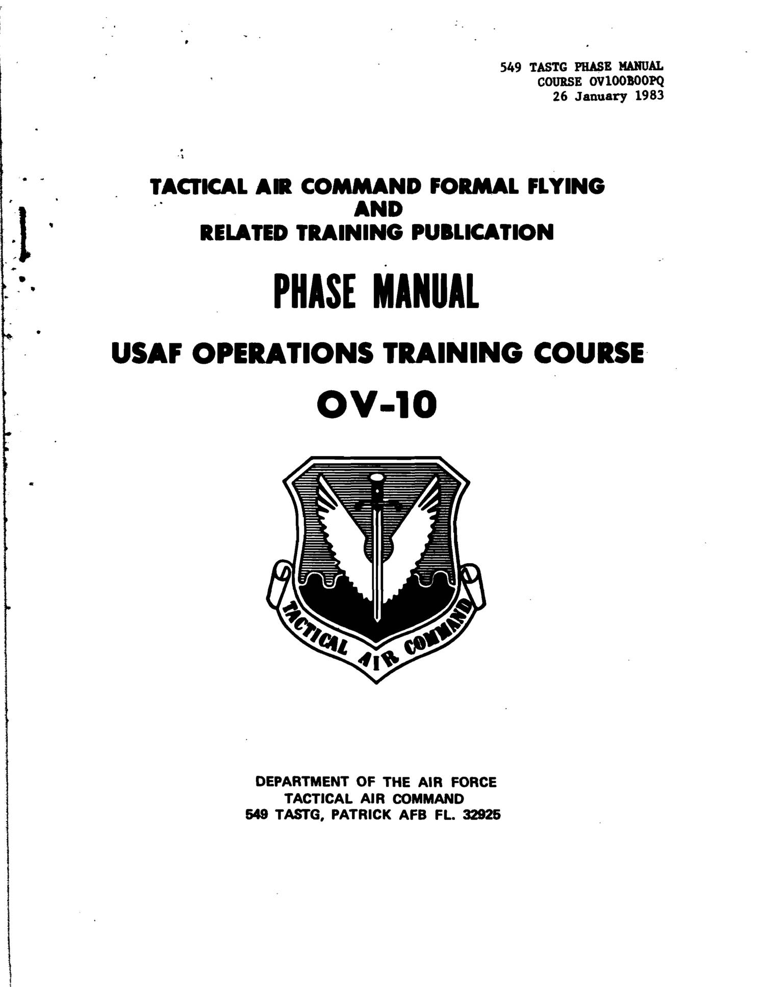 Usaf Pdf USAF OperationsTraining Course for the OV-10.pdf | DocDroid