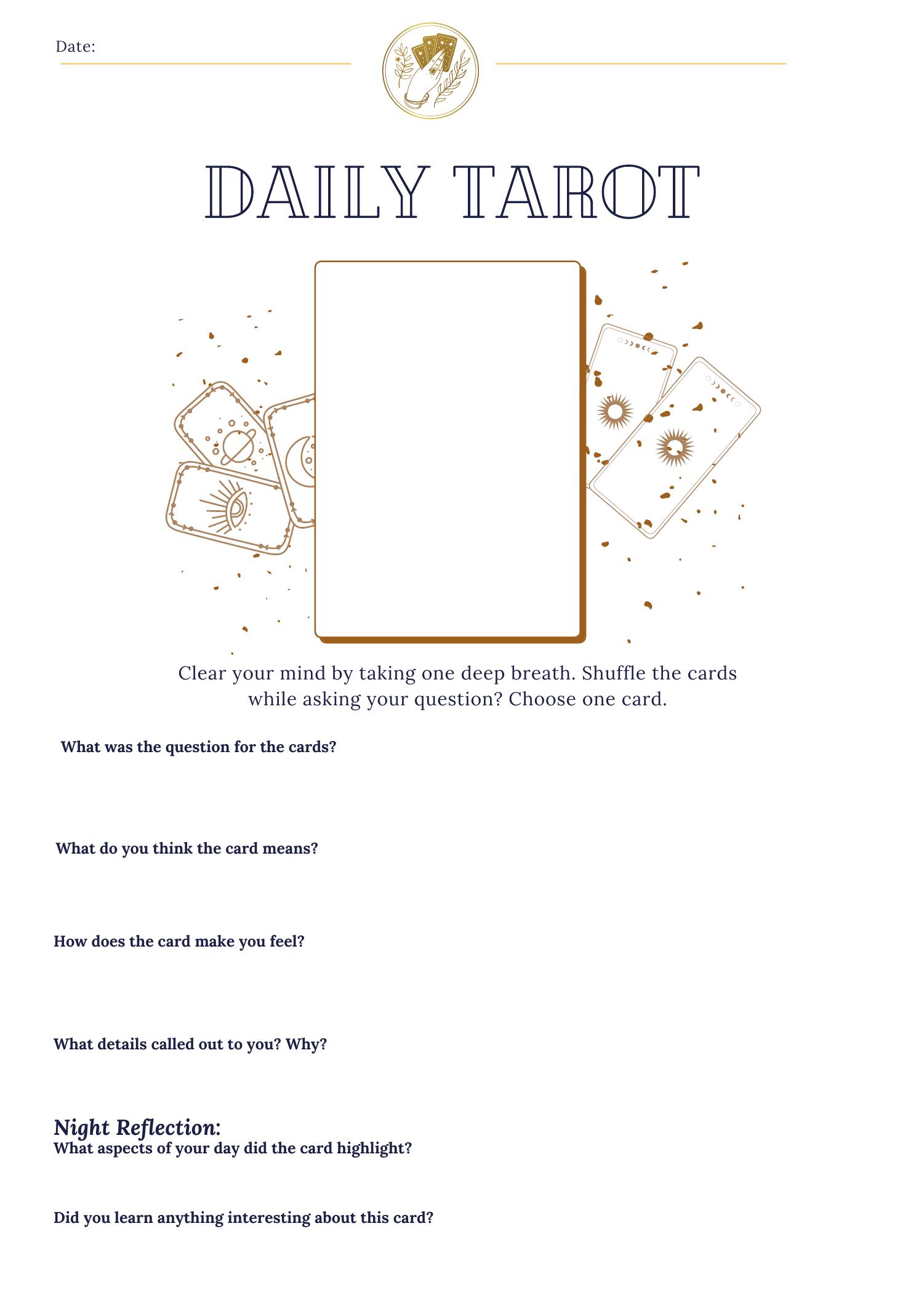The Ultimate Tarot Journal
