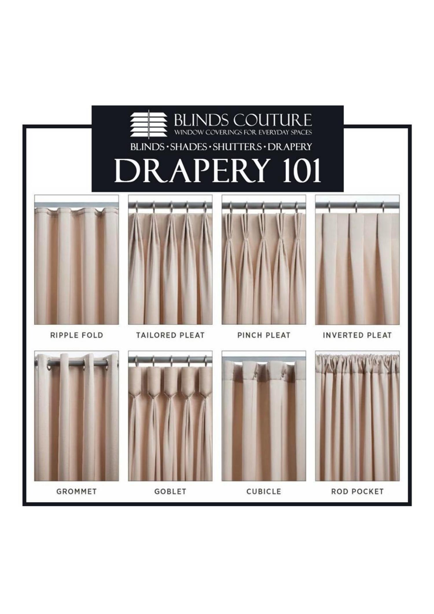 ripple fold draperies