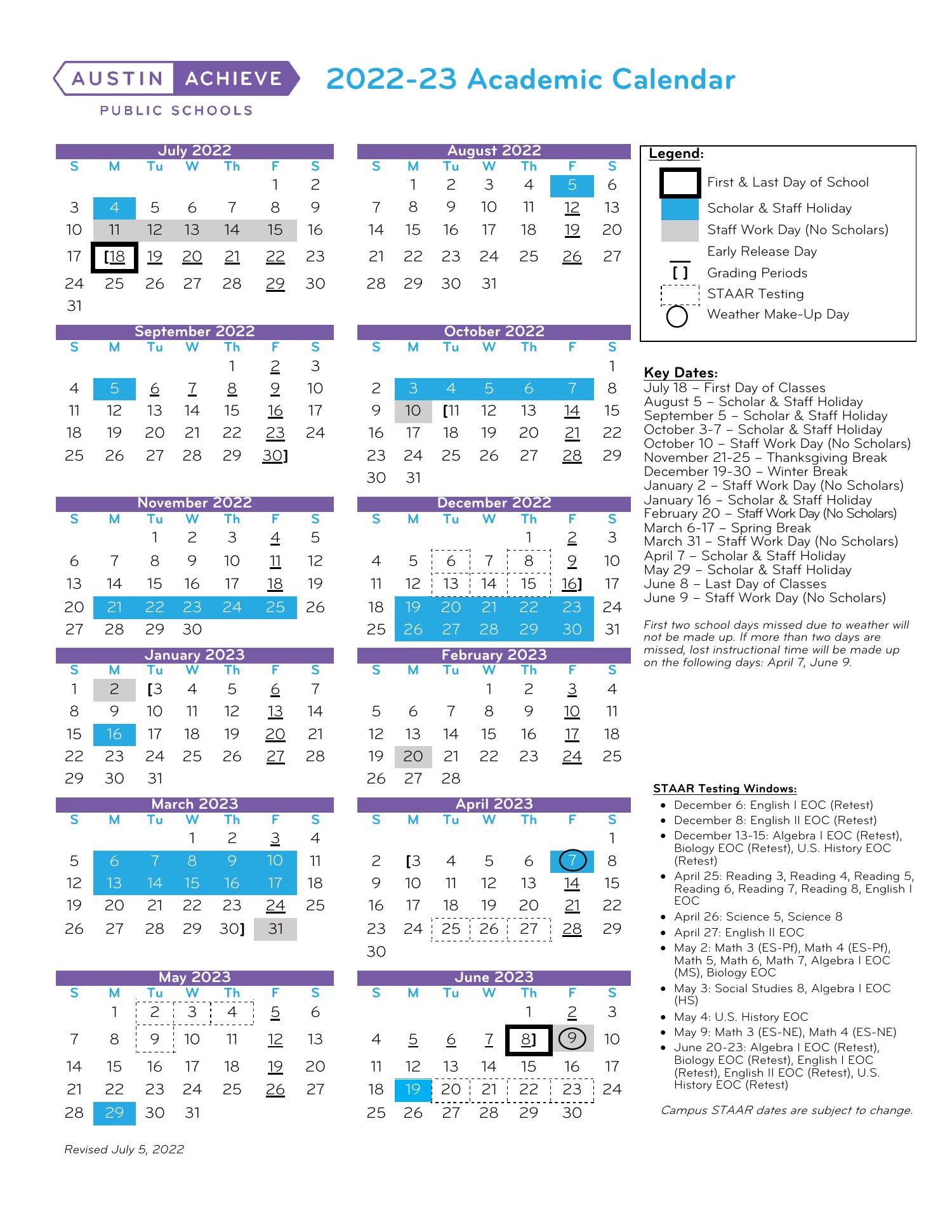 AAPS Academic Calendar 2022 23 pdf DocDroid