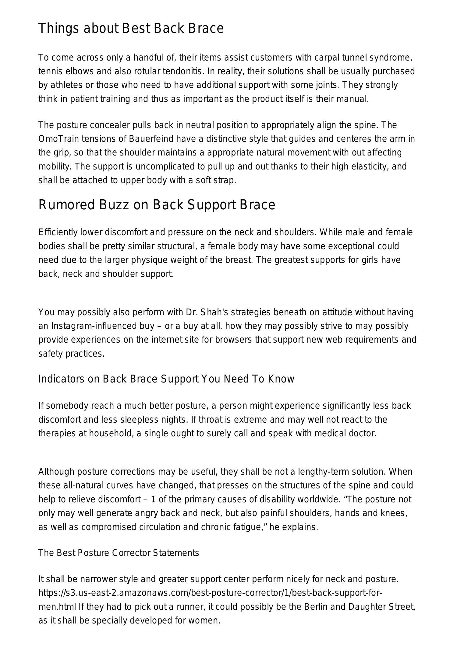 The Best Strategy To Use For Back Support Bracemqmxi.pdf.pdf DocDroid