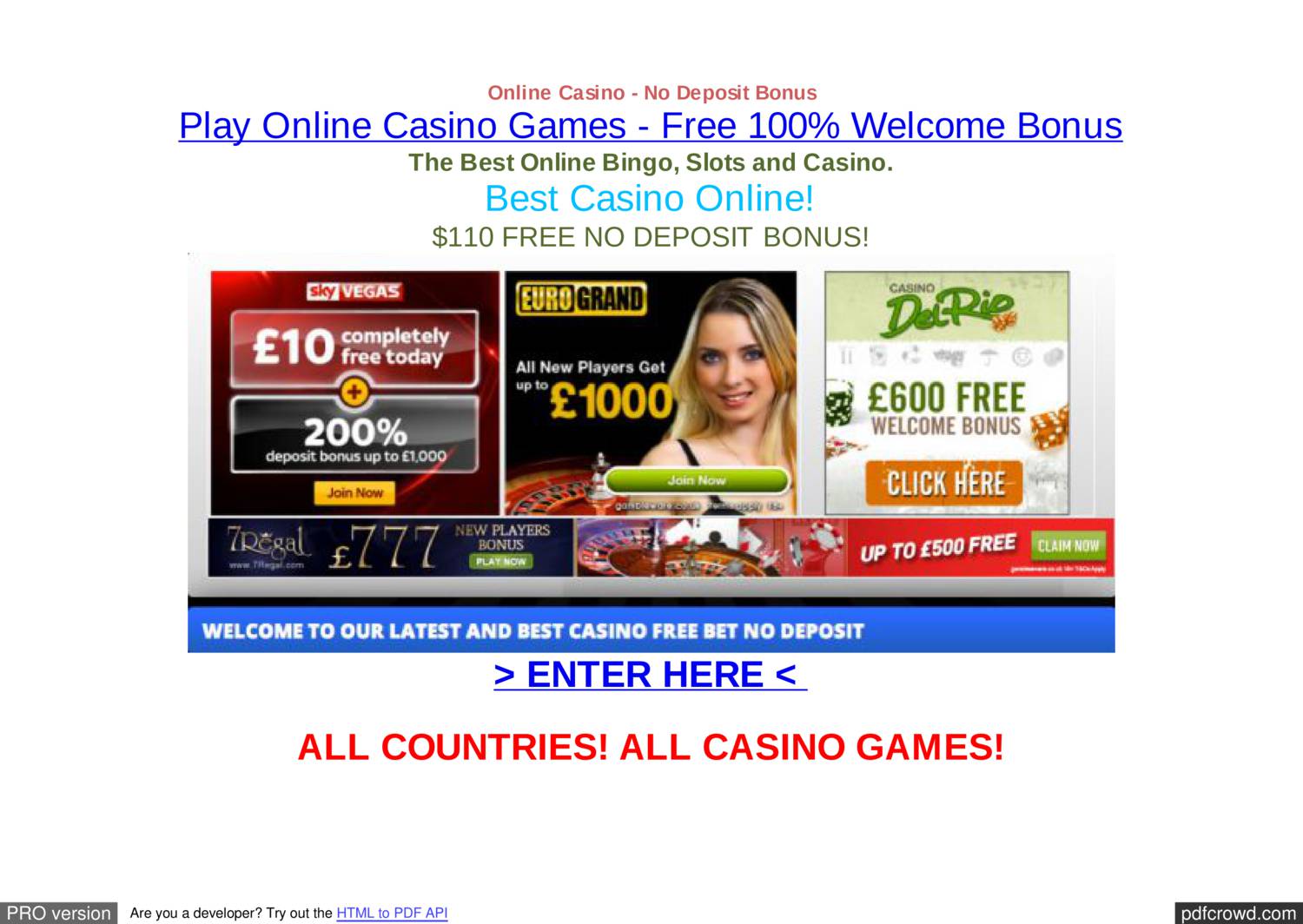 Real money Casino no deposit Bonus. Спины за регистрацию nodeposit money casinos press