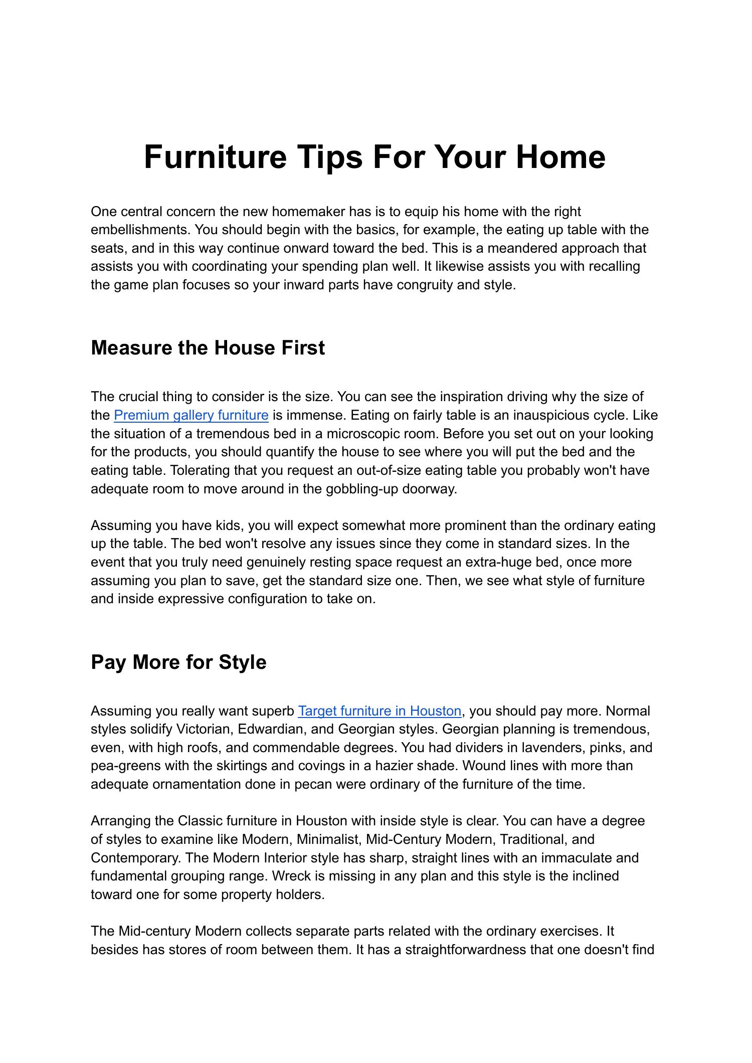 Furniture Tips For Your Home.pdf DocDroid