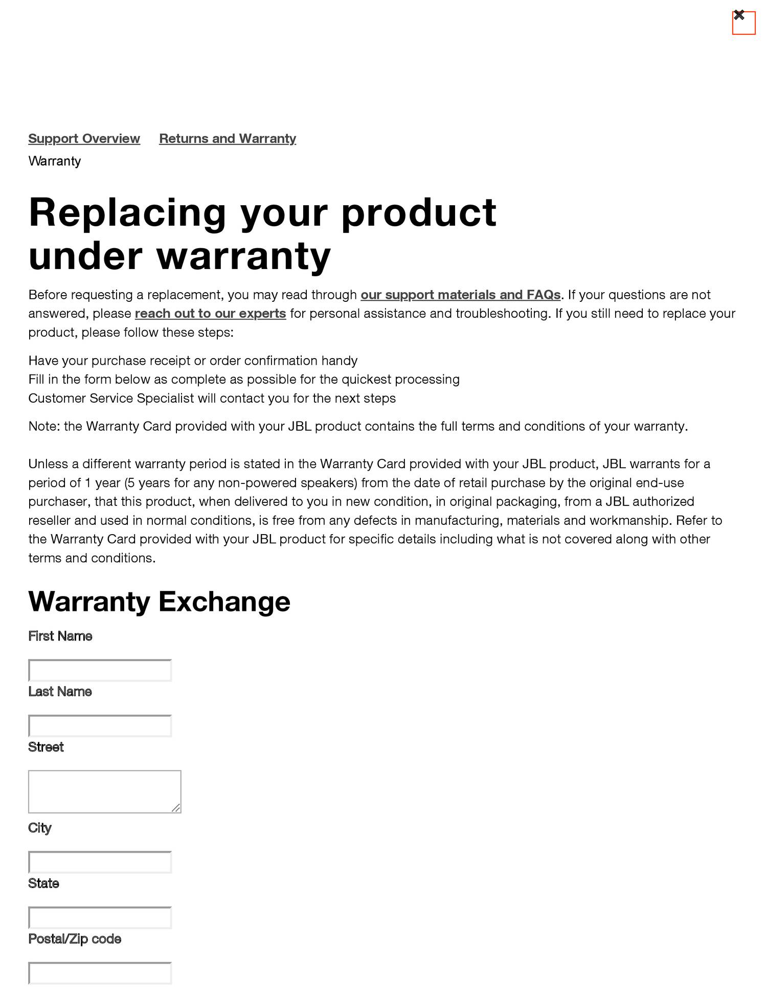 JBL Support - Warranty.pdf