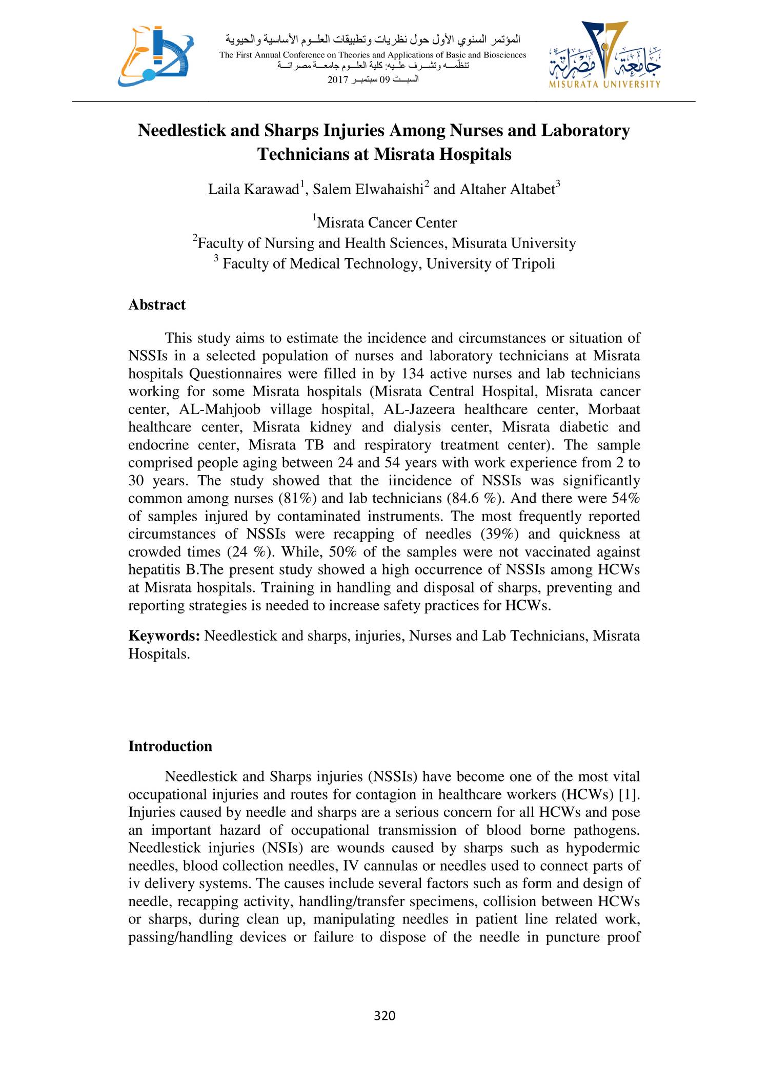 Needlestick and Sharps Injuries Among Nurses and Laboratory.pdf | DocDroid