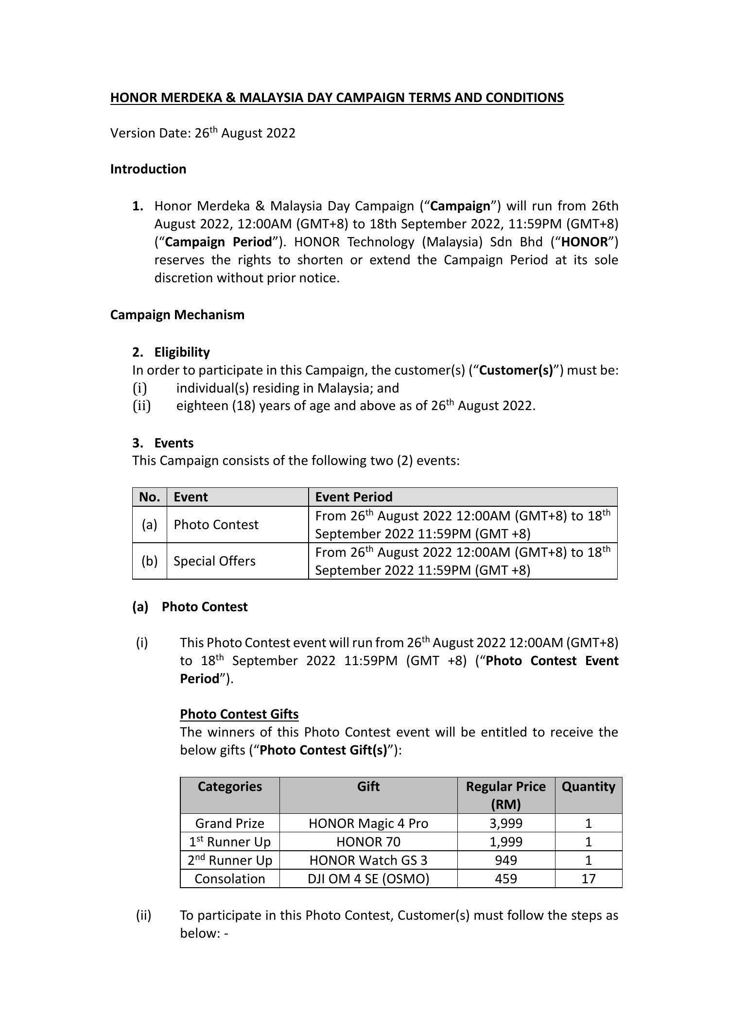 HONOR Merdeka Msia day 2022 CAMPAIGN TERMS AND CONDITIONS.docx DocDroid