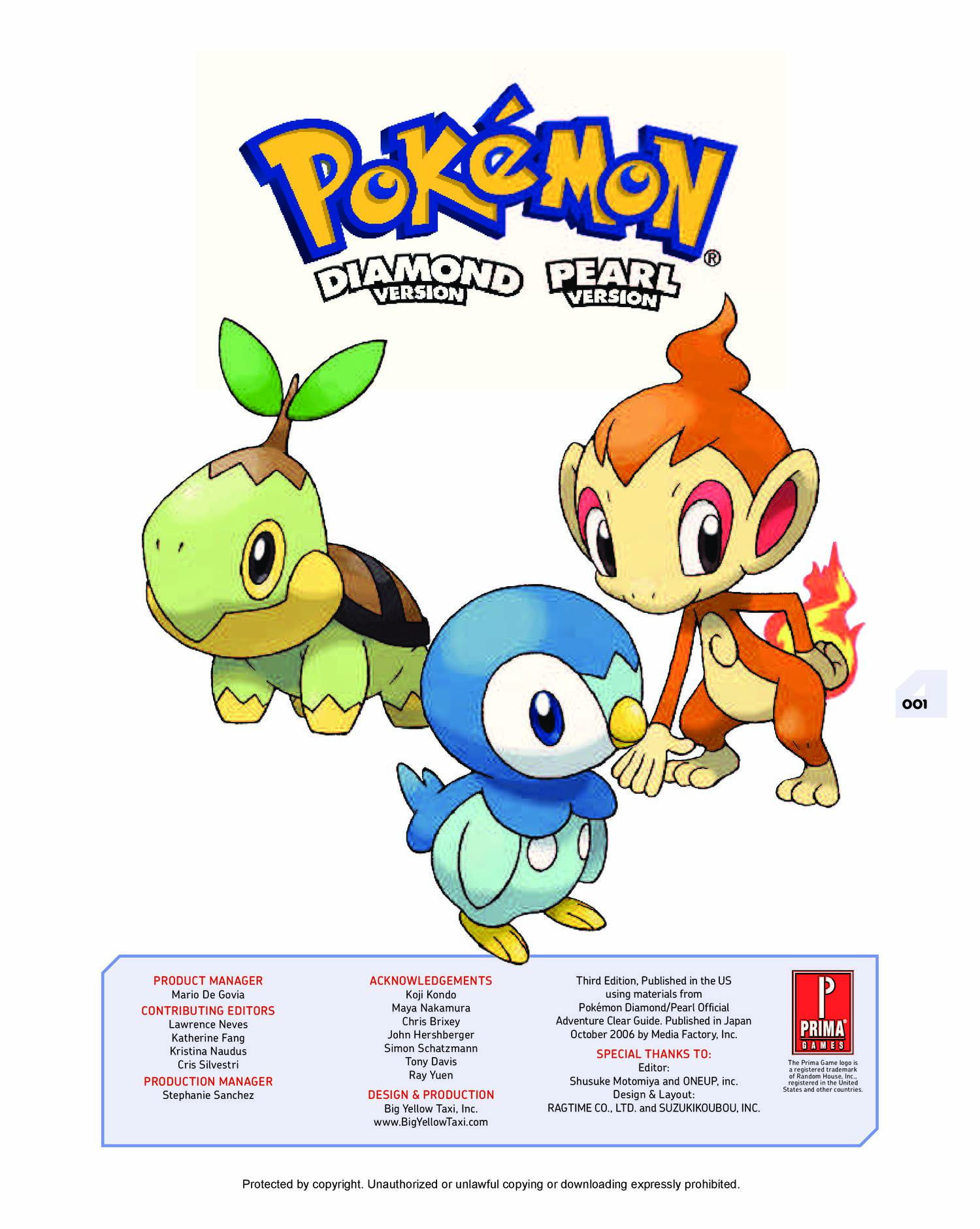 Pokemon Diamond Version - ds - Walkthrough and Guide - Page 7