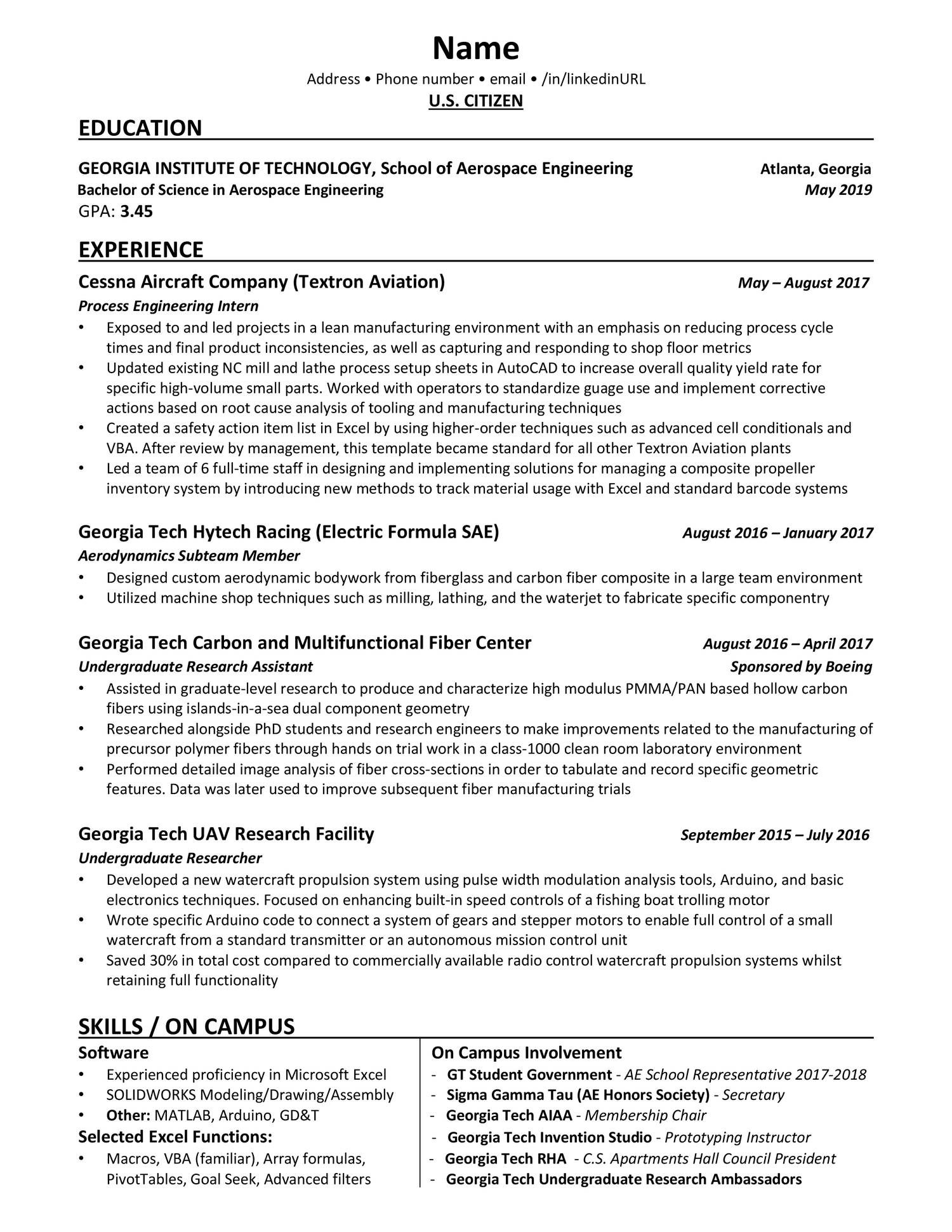 gatech resume help