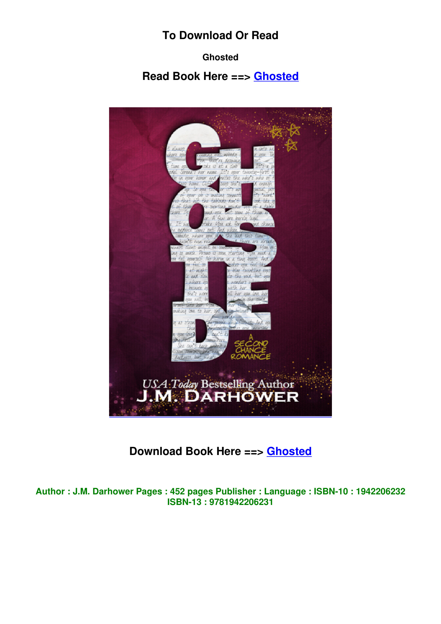EPub download Ghosted BY J M Darhower.pdf DocDroid