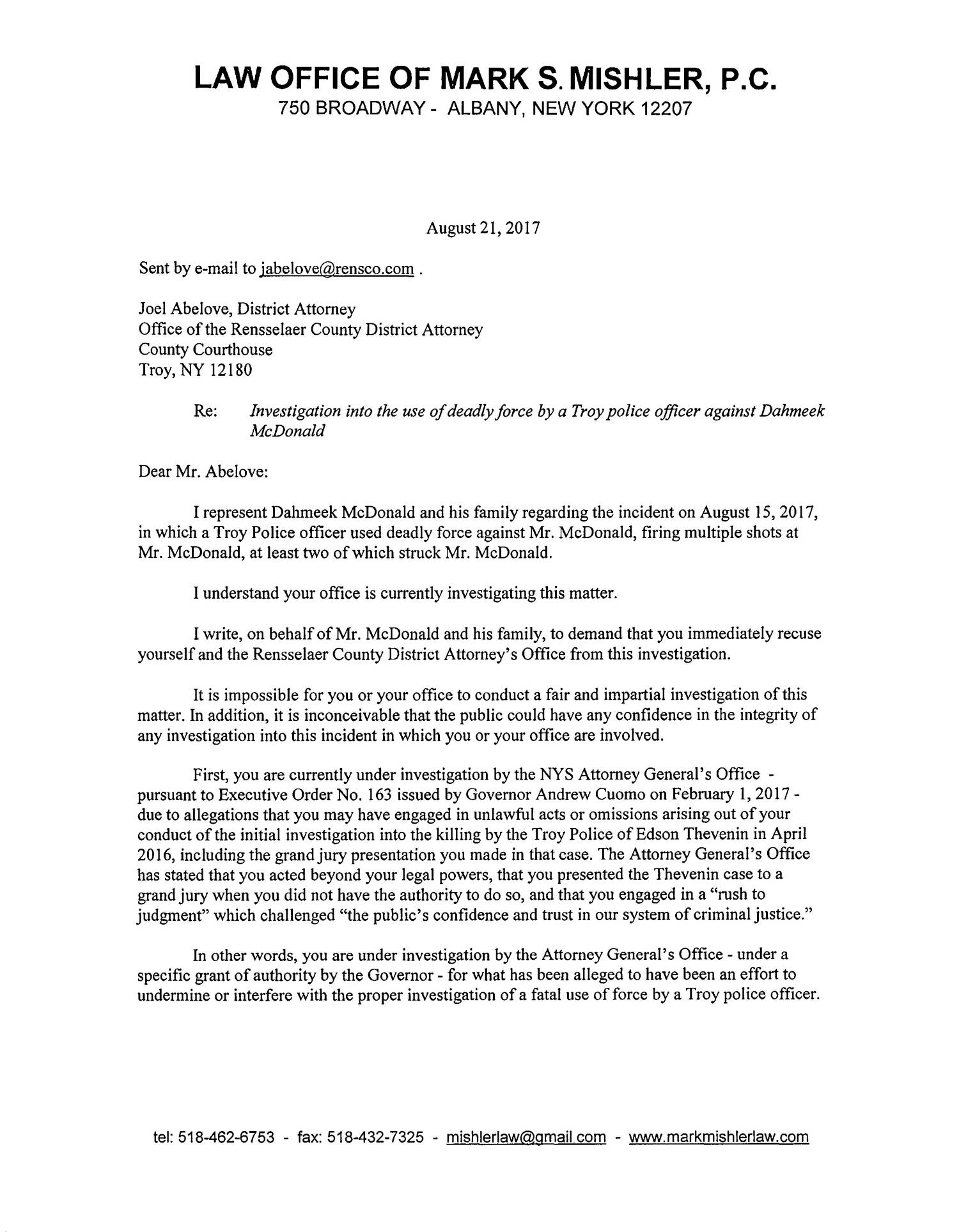 sample cover letter for district attorney job