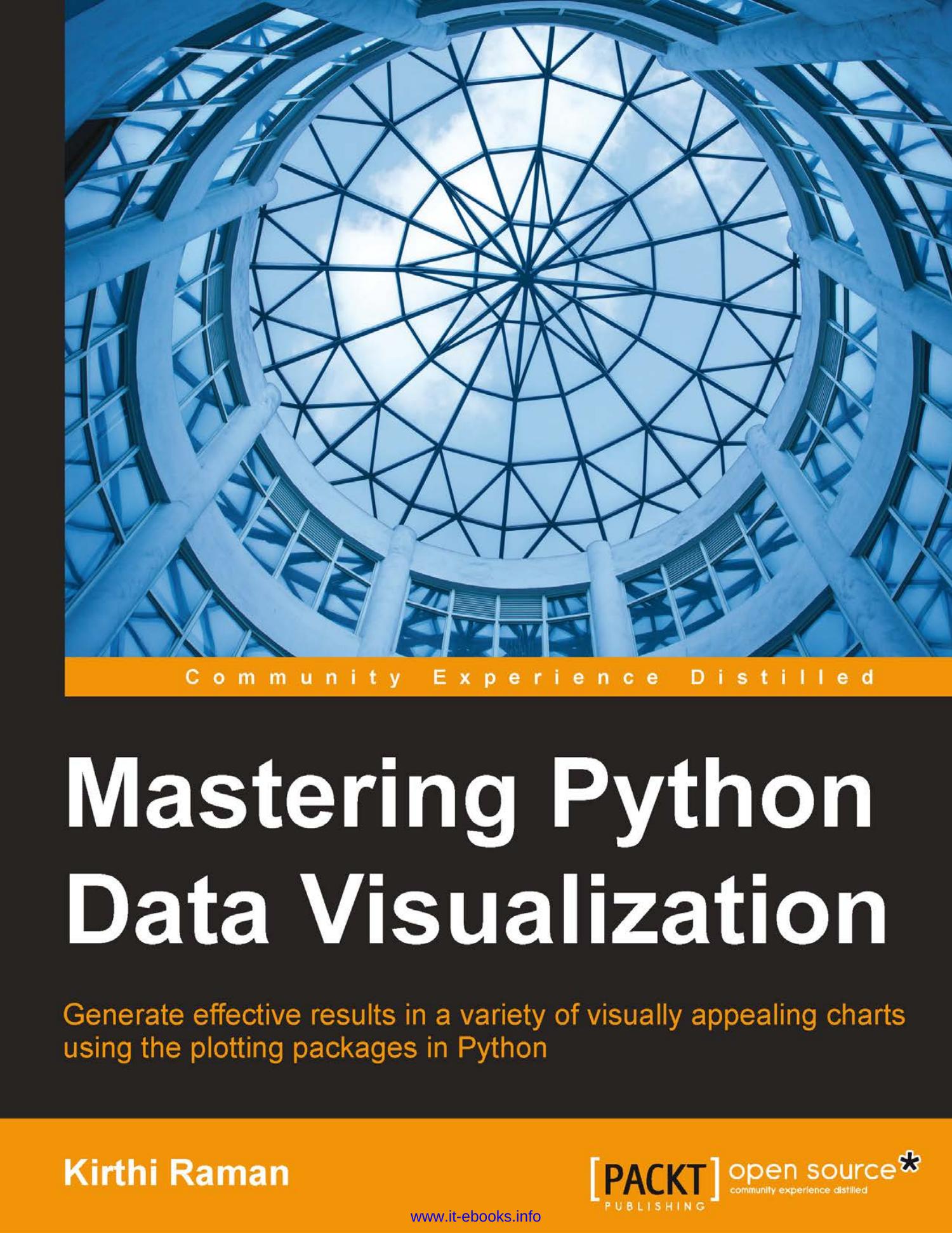 Masters visualization. Mastering python