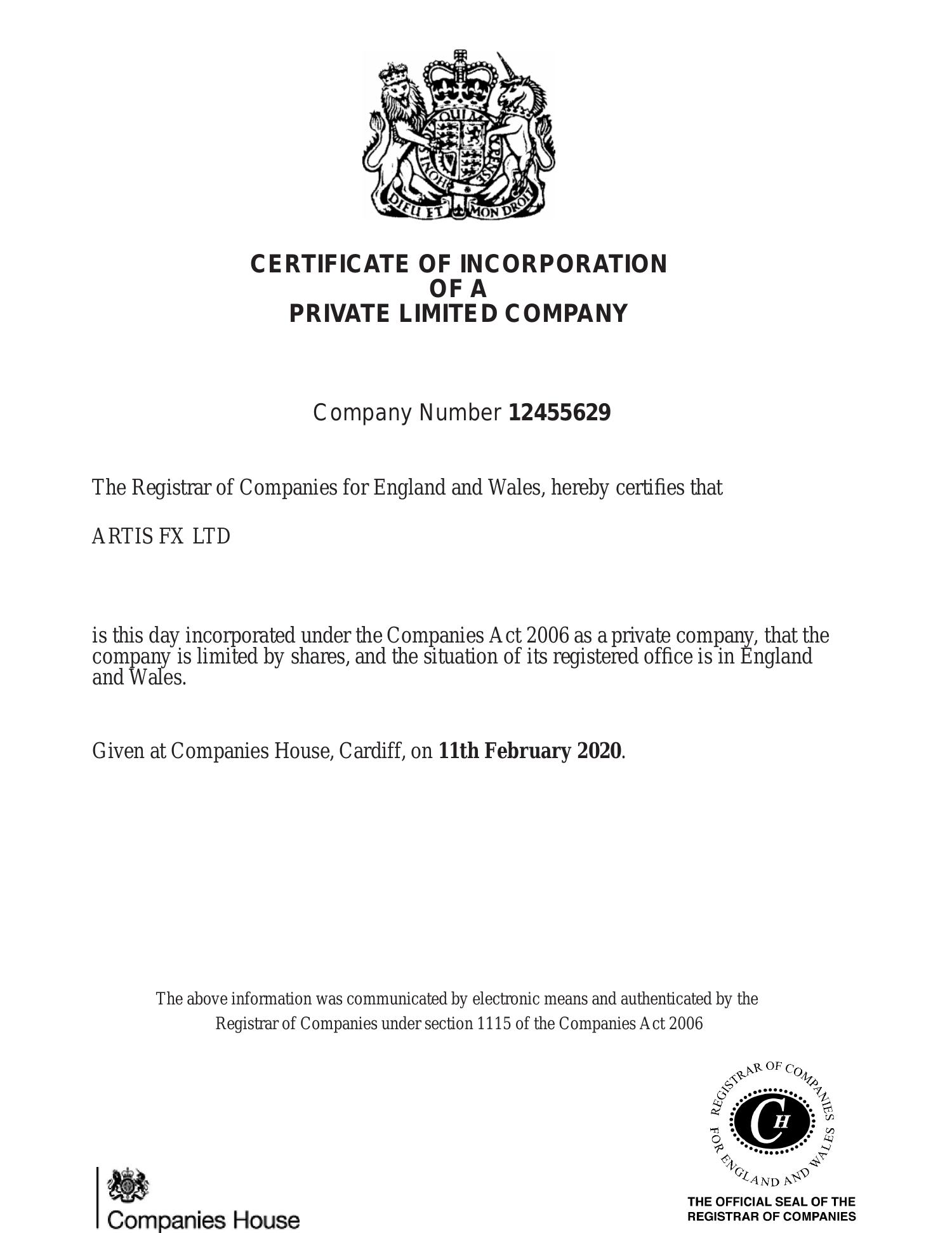 company registration certificate Intended For Share Certificate Template Companies House