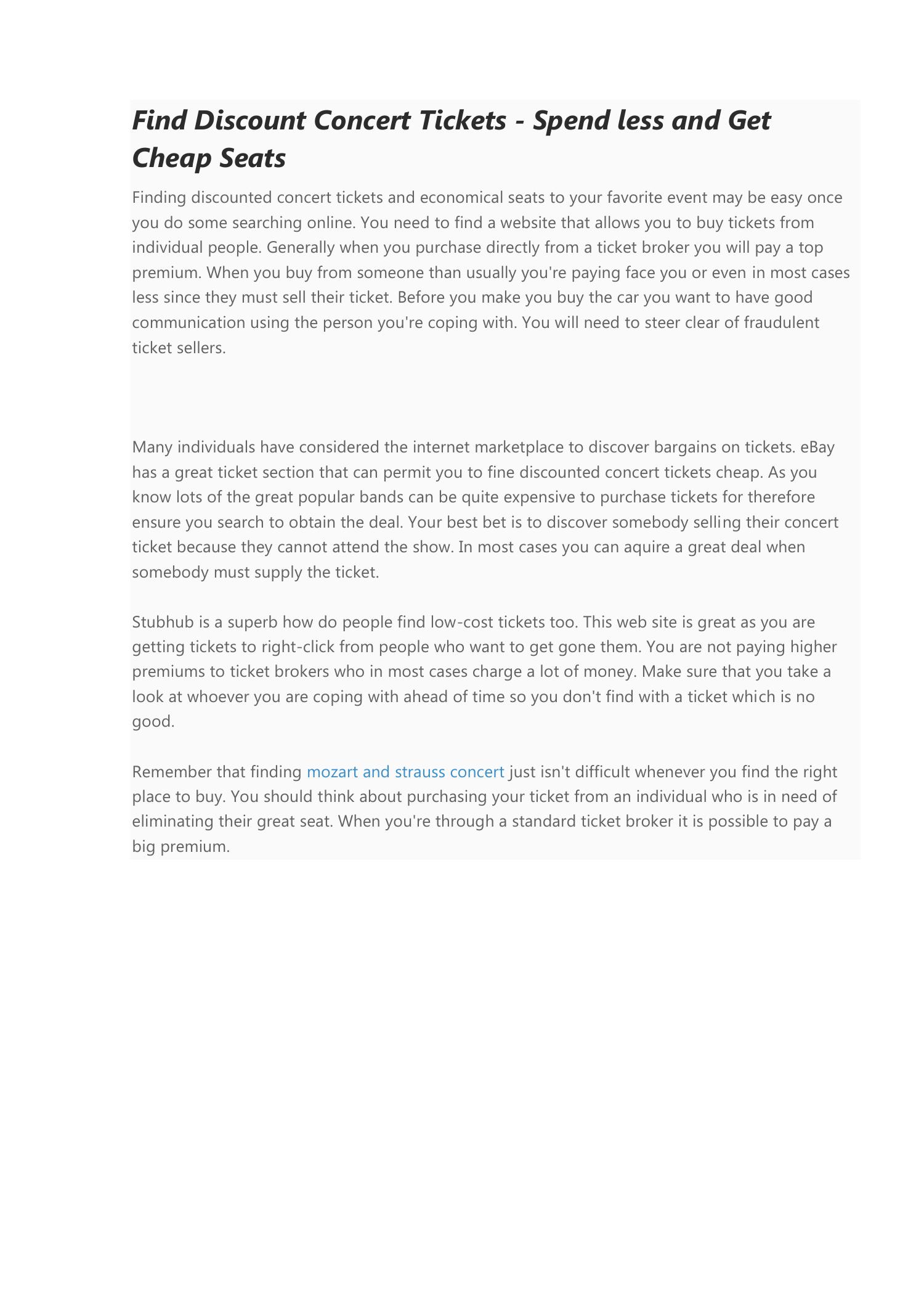 Find Discount Concert Tickets Spend less and Get Cheap Seats6.pdf