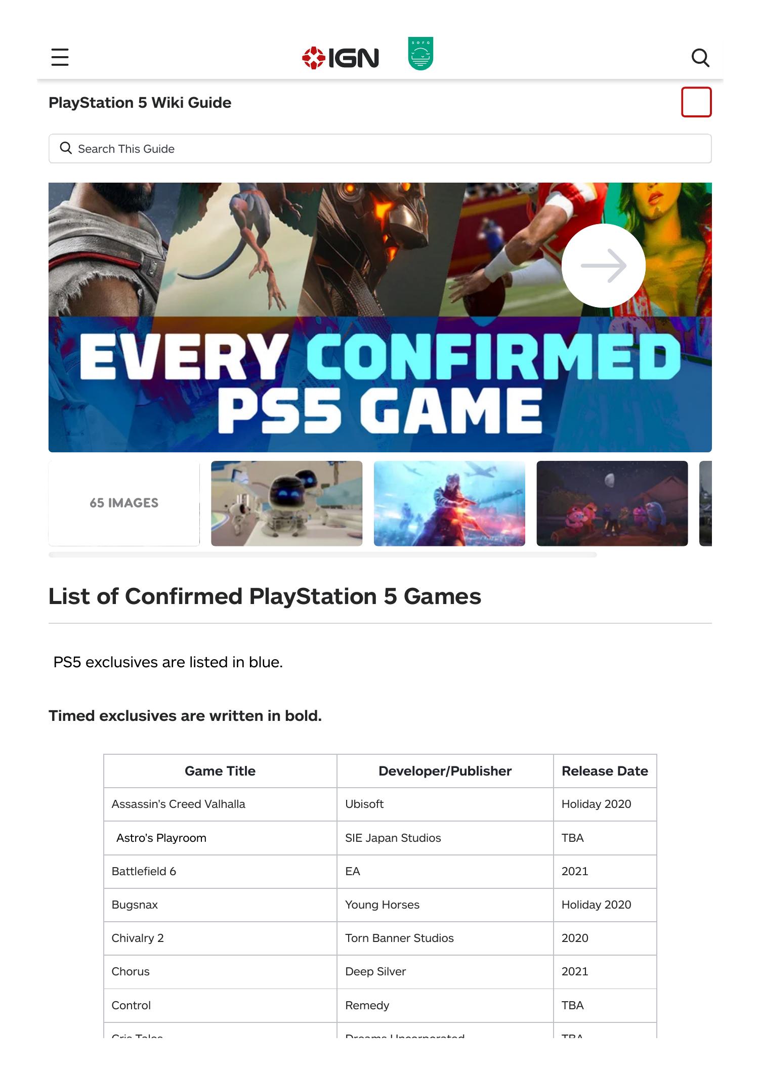 List of PlayStation 5 Games.pdf | DocDroid