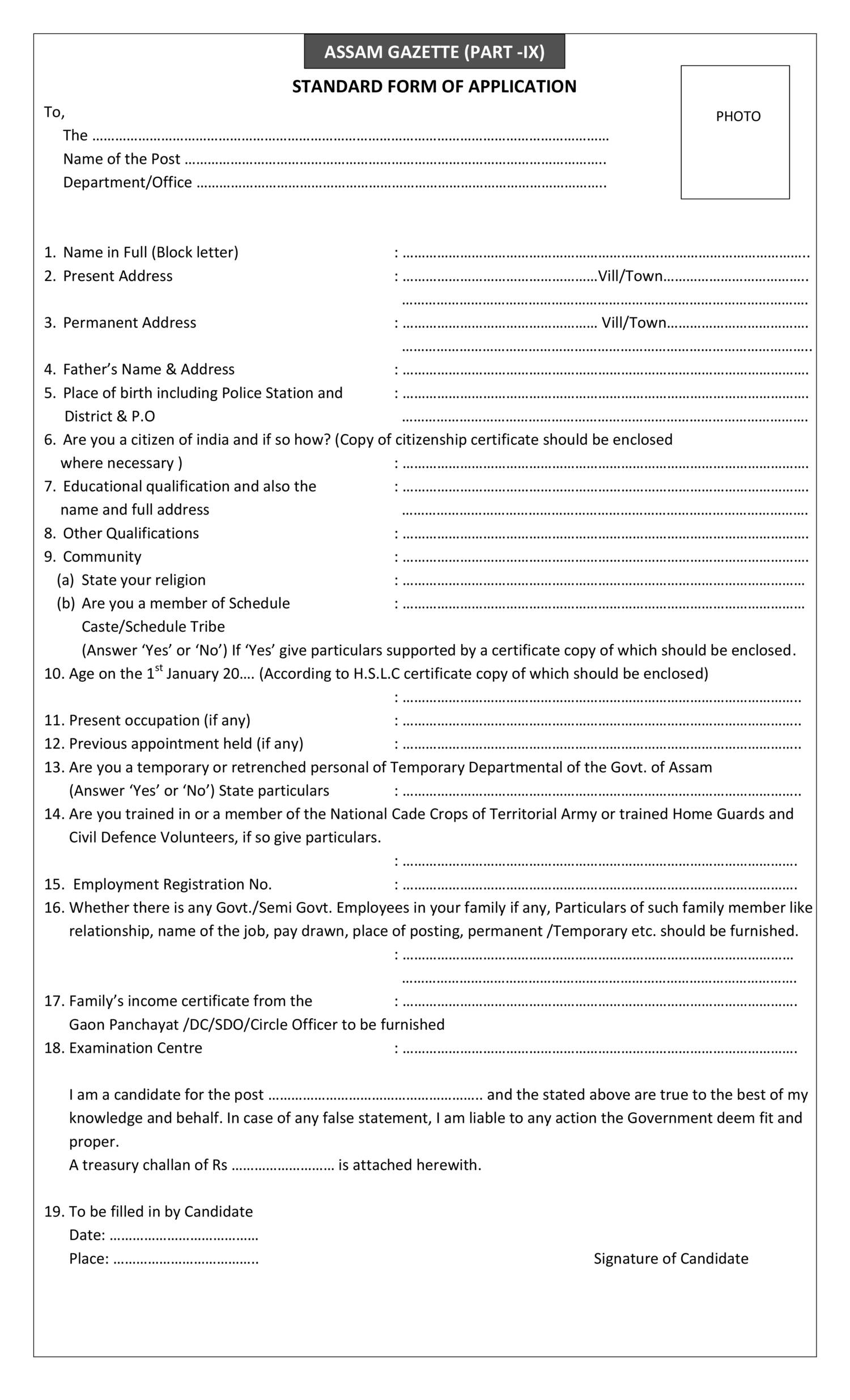 standard form for job
 STANDARD FORM OF APPLICATION.pdf | DocDroid