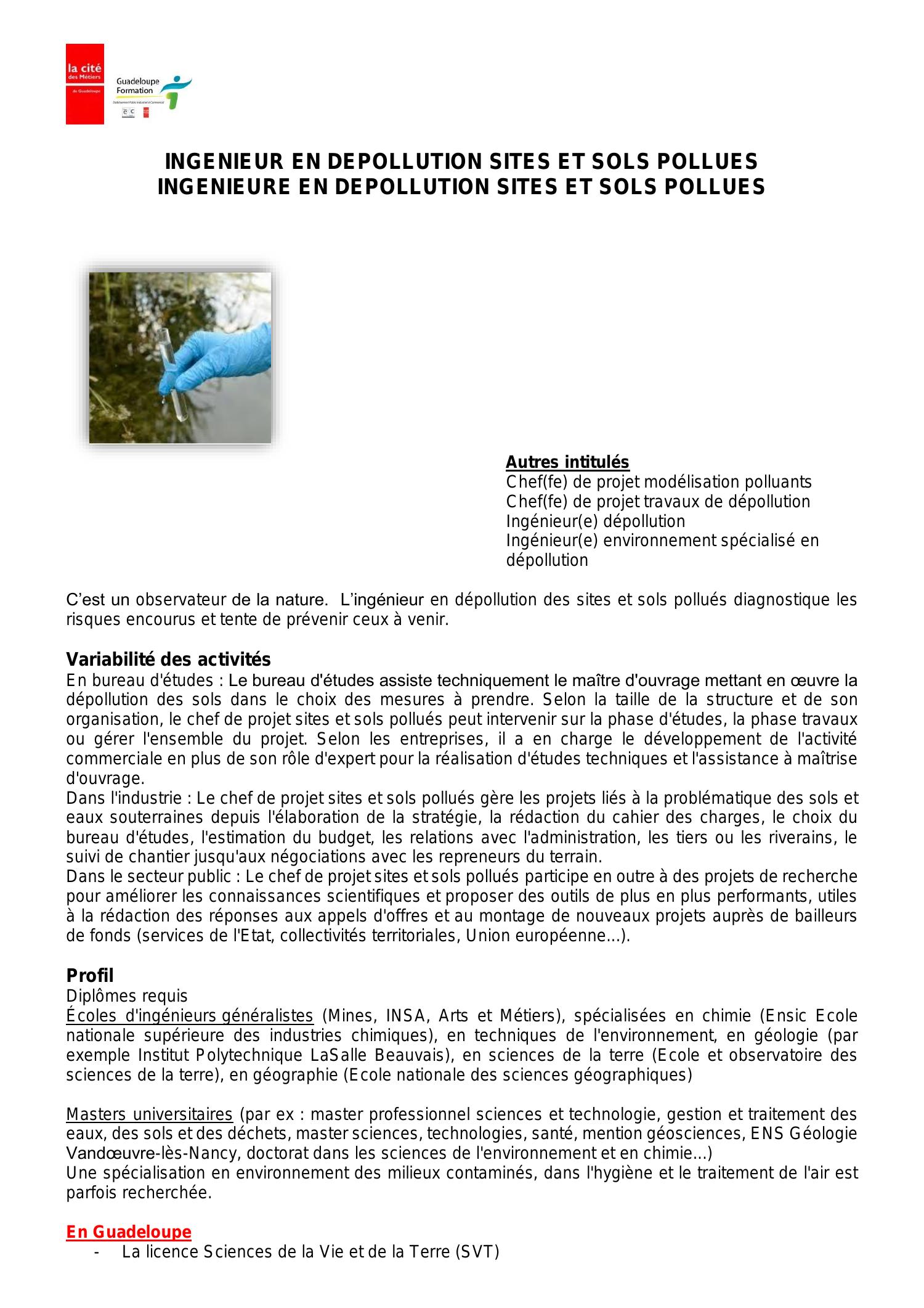 INGENIEUR.E EN DEPOLLUTION SITES ET SOLS POLLUES.pdf | DocDroid