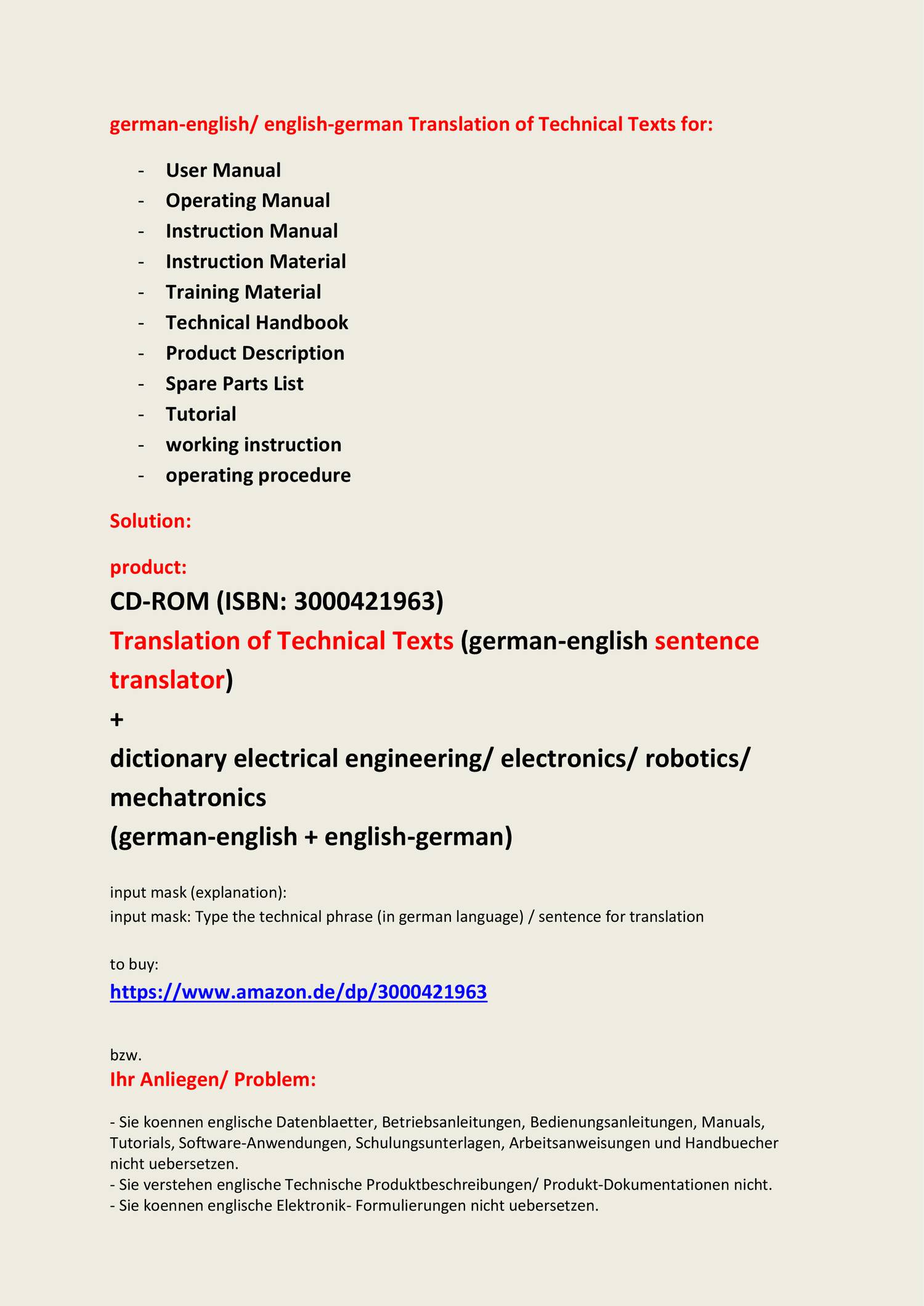 english-german translation of operating instructions & manuals.pdf ...