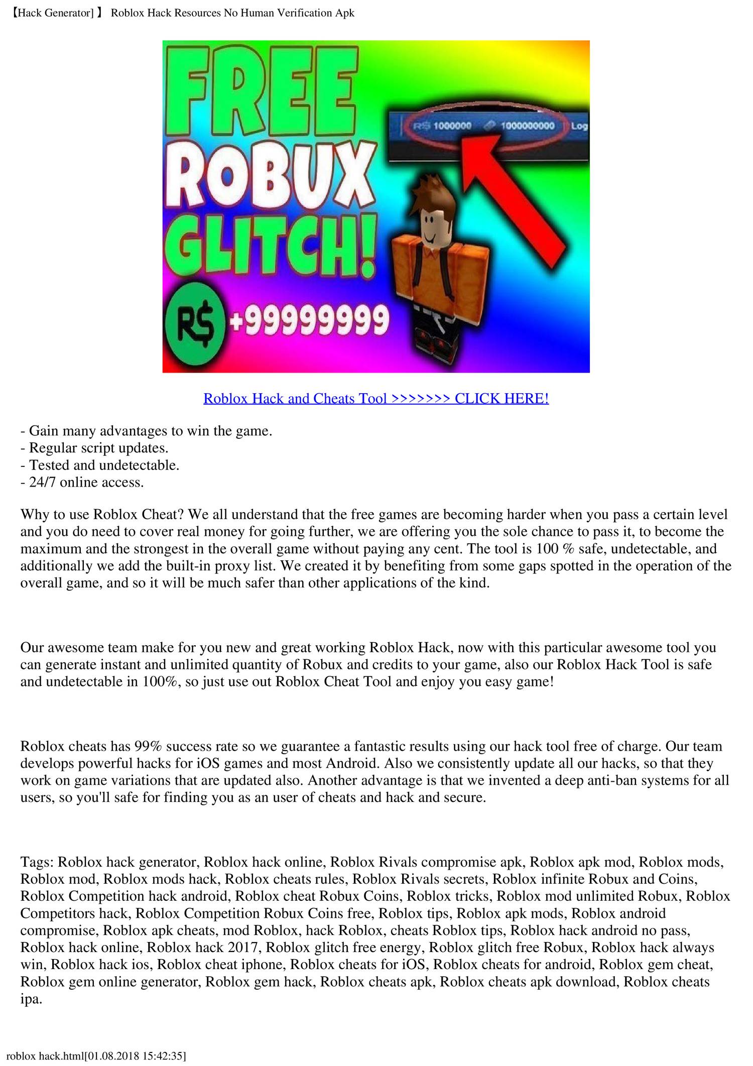 Roblox Robux Hack Html