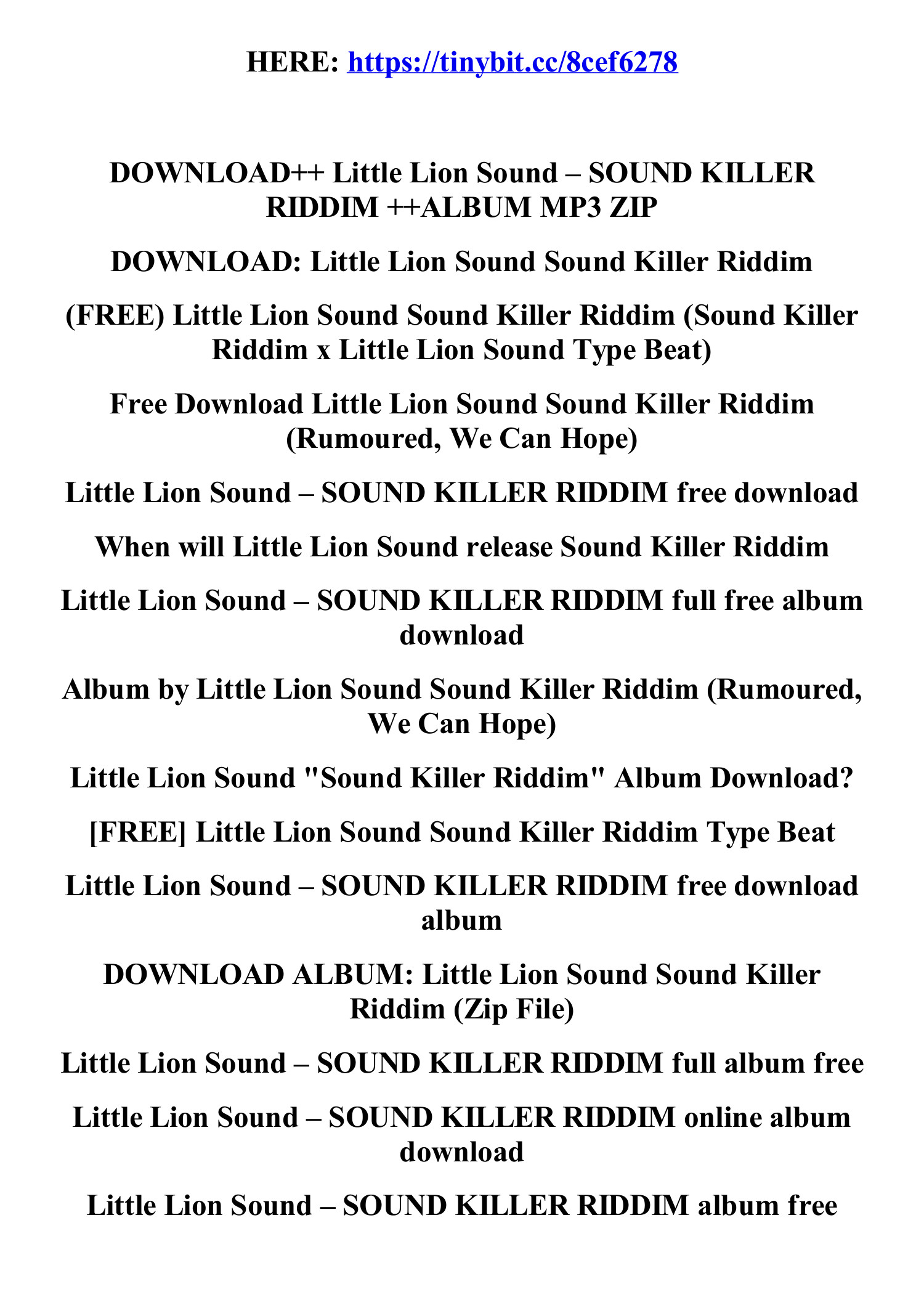 download_little_lion_sound_sound_killer_riddim_album_mp3_zip.pdf DocDroid