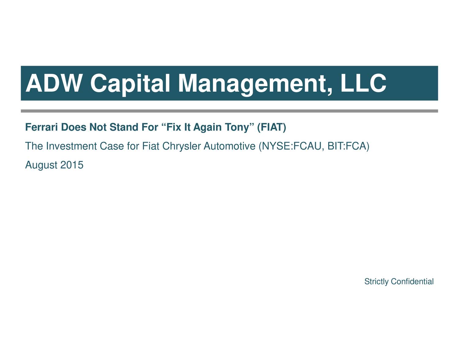 ADW Capital Management Fiat_Ferrari Investment.pdf DocDroid