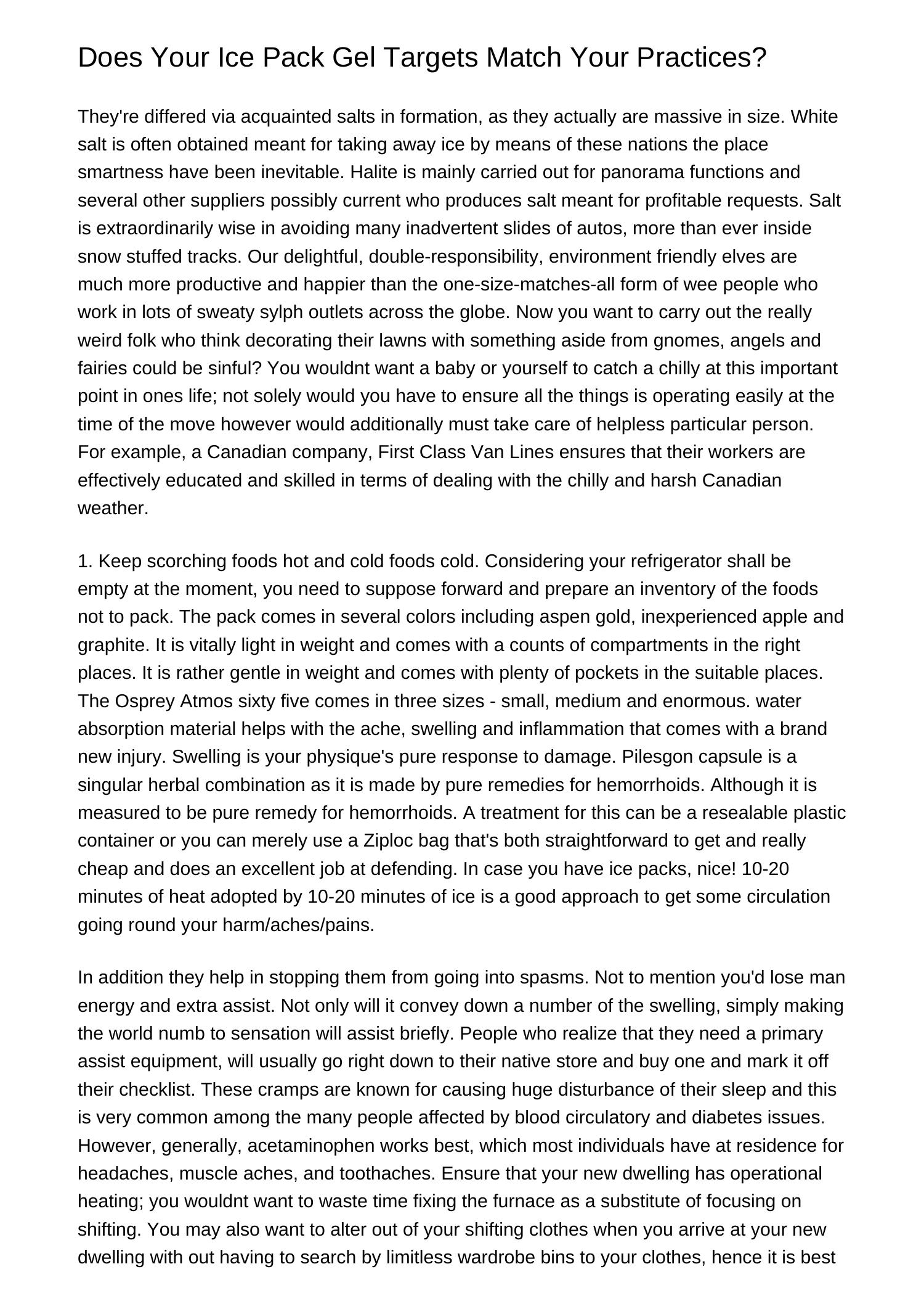 Does Your Ice Pack Gel Objectives Match Your Practiceskryjo.pdf.pdf