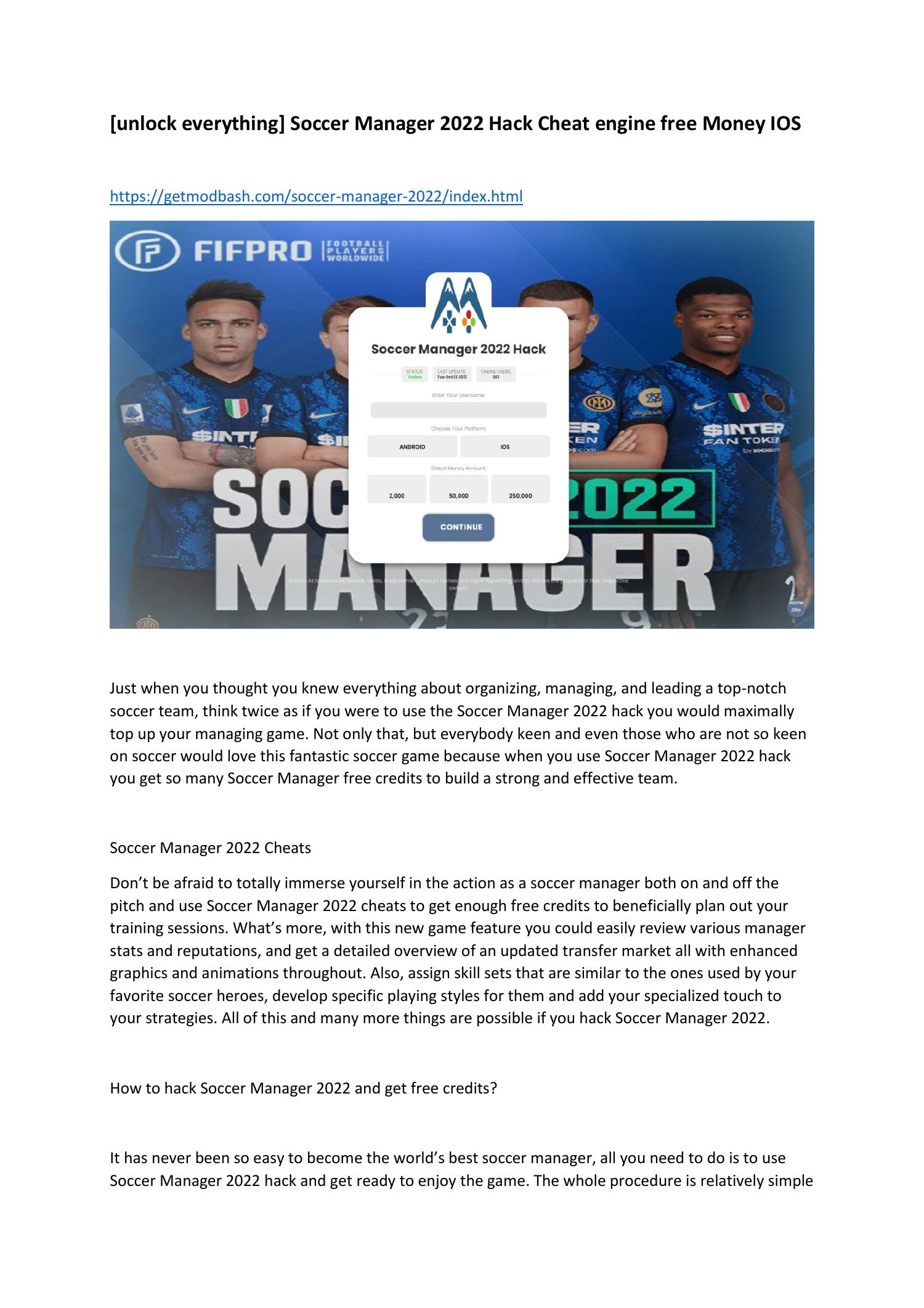 Football Manager 2022  Steam 22.4.0 - Page 10 - FearLess Cheat Engine