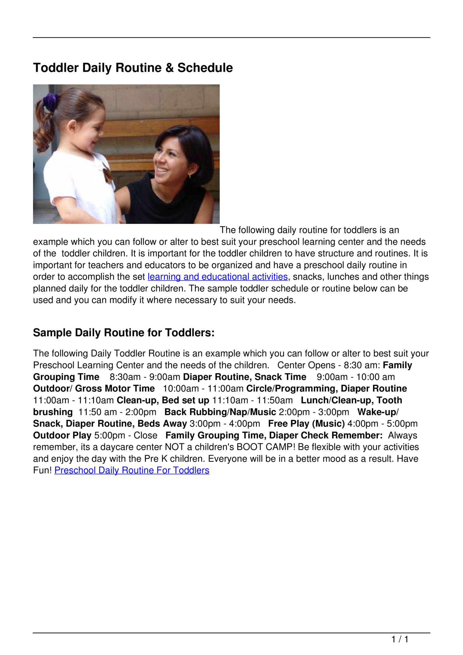 preschool-daily-routine-for-toddlers-pdf-docdroid