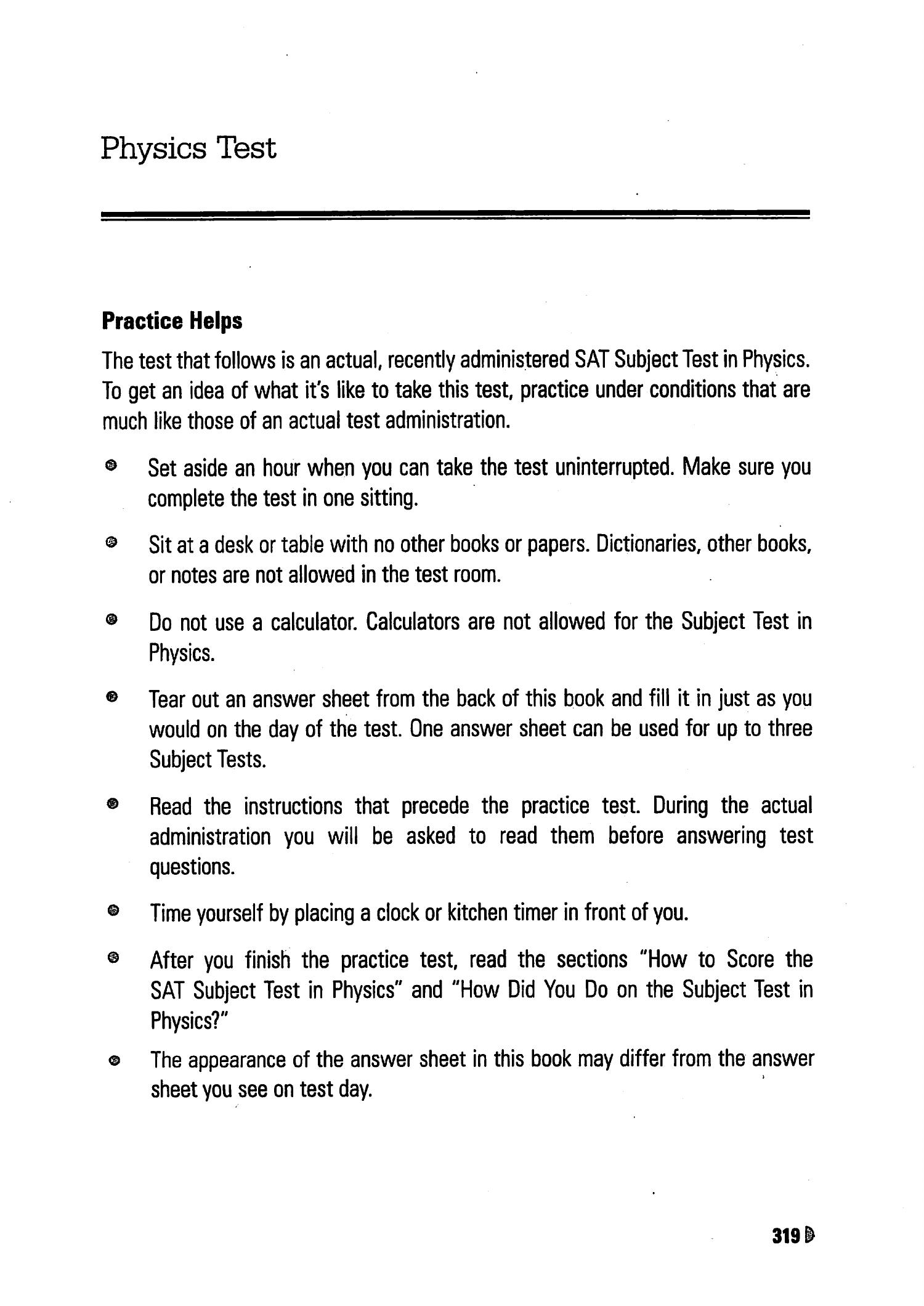 SAT PHYSICS SUBJECT TEST.pdf | DocDroid