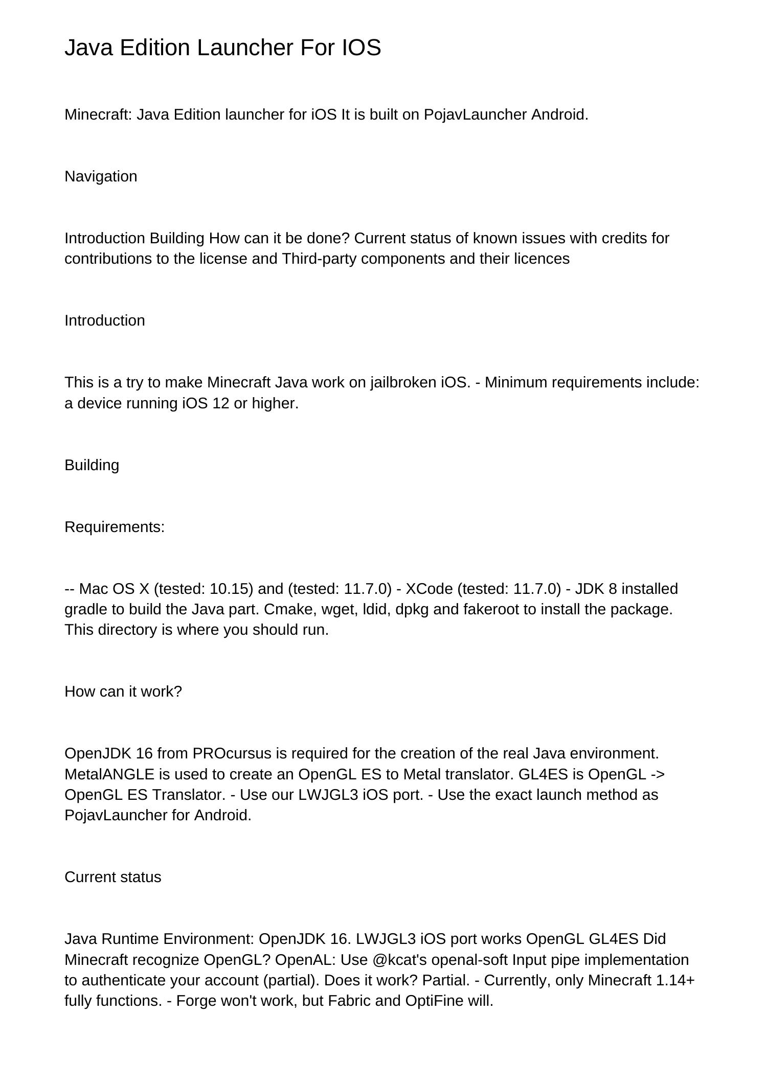 Minecraft Java Edition Launcher For IOSntajx.pdf.pdf | DocDroid